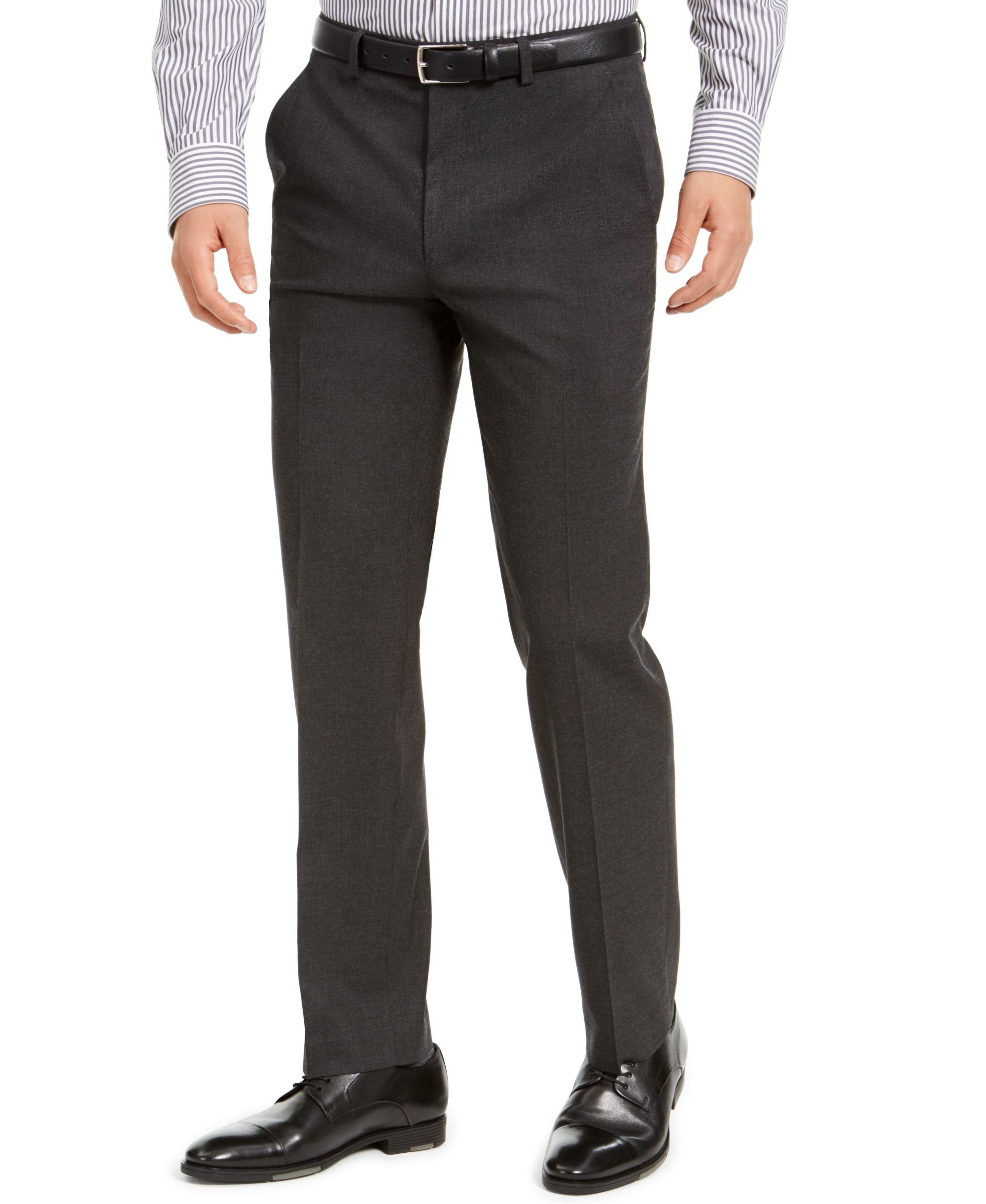 Men's Classic-Fit Stretch Solid Suit Pants