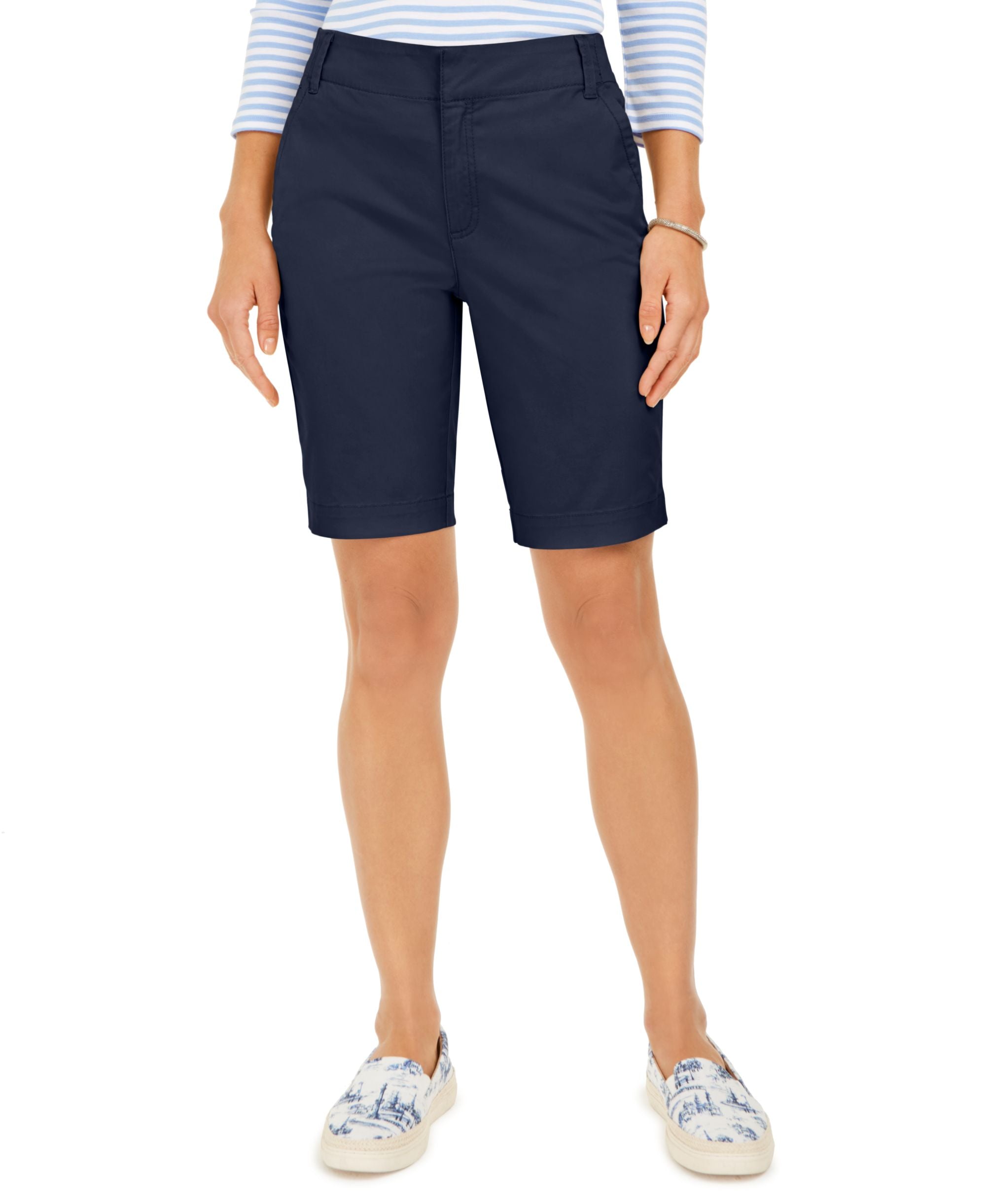 Charter Club Bermuda Twill Shorts