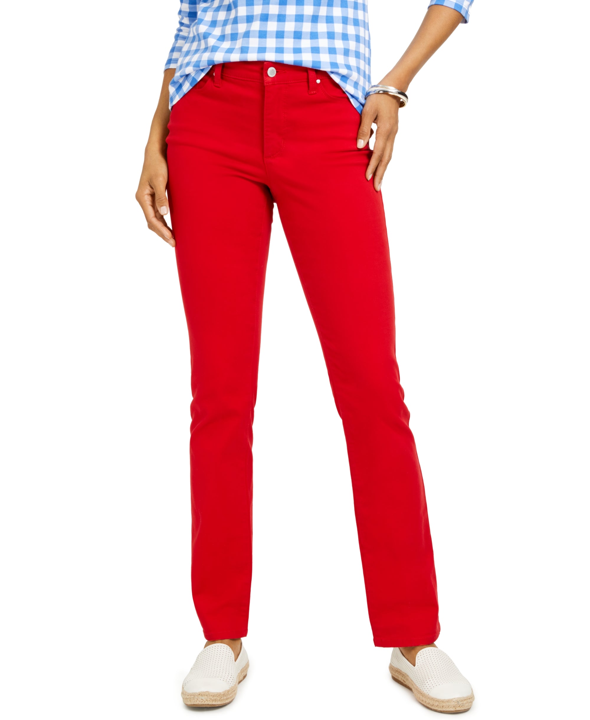 Petite Lexington Straight-Leg Jeans