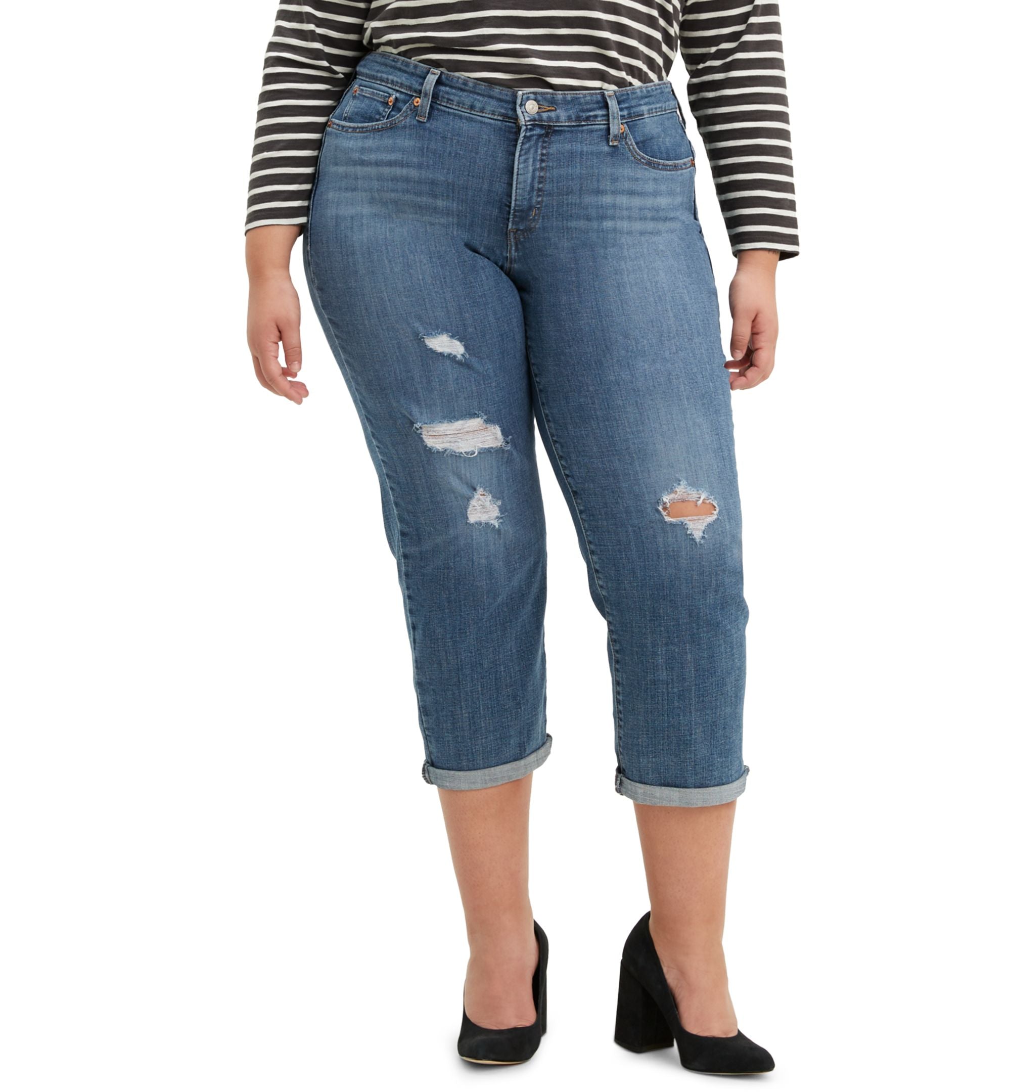 Trendy Plus Size Boyfriend Jeans