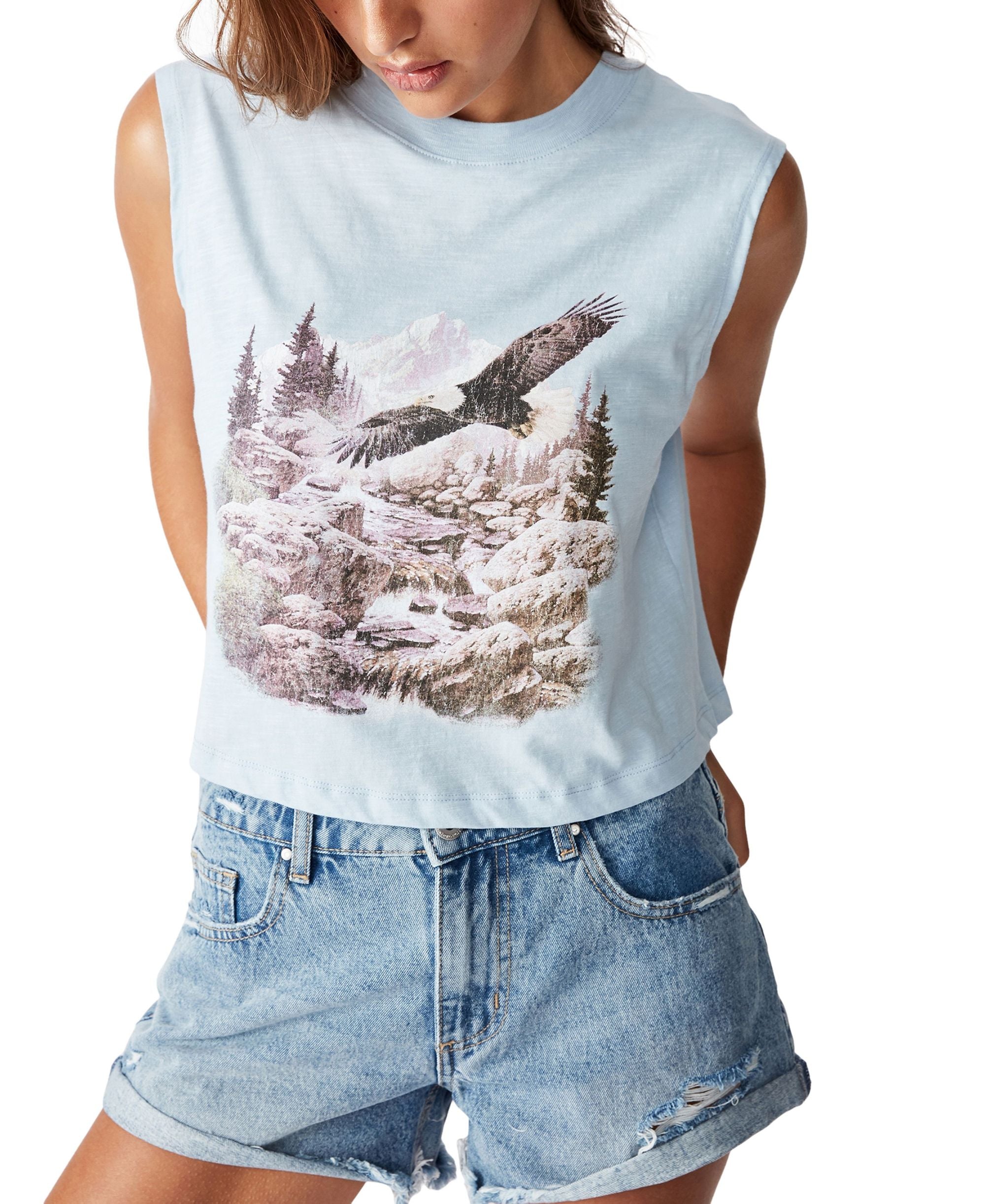 Cotton On Marley Graphic Muscle Tank