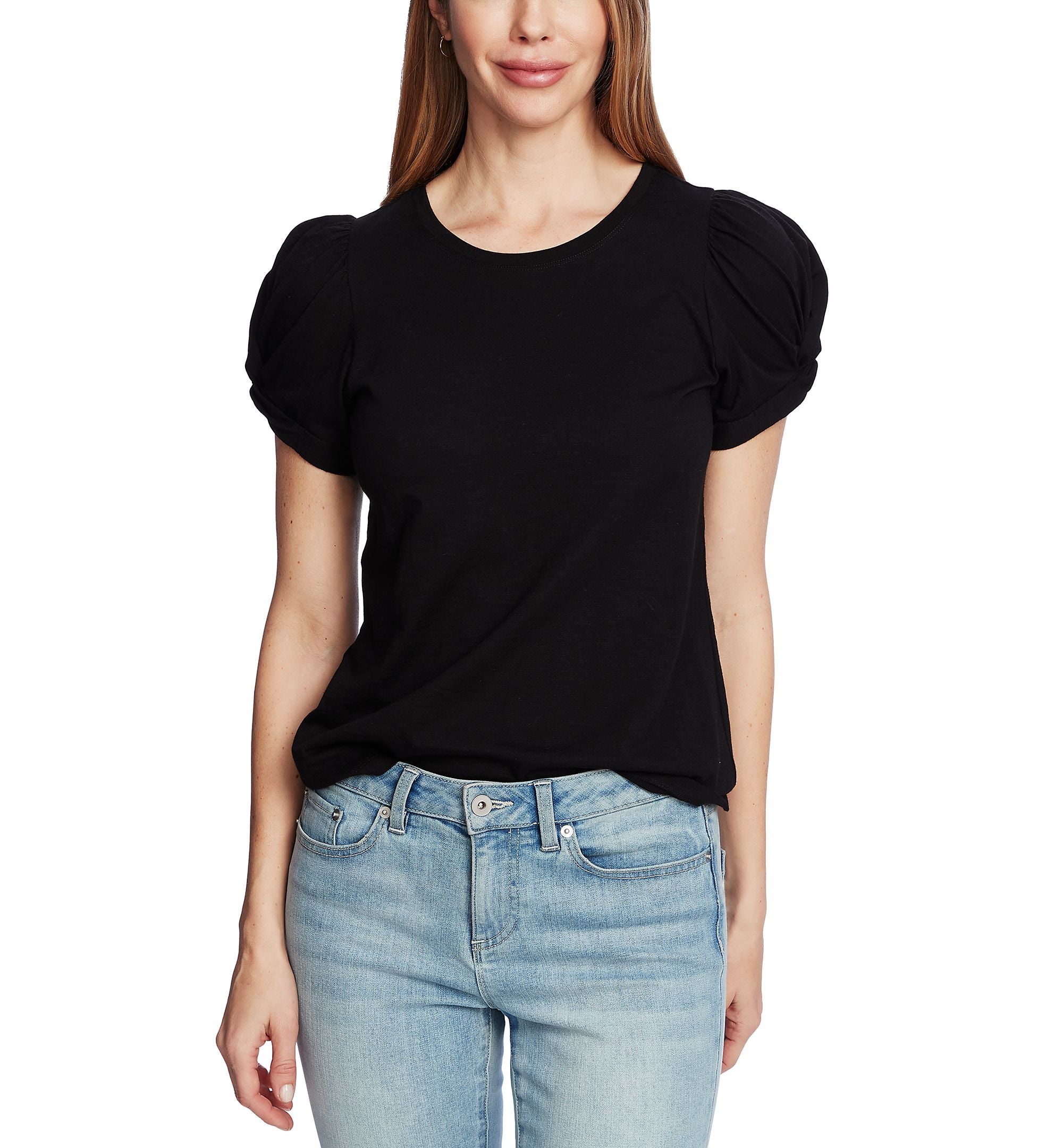 Cece Puff Sleeve Knit Top