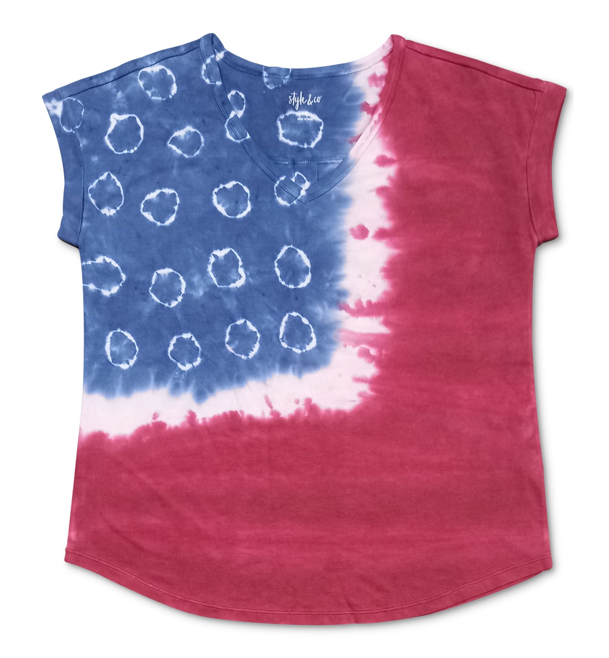 Style & Co Petite Tie-Dye T-Shirt