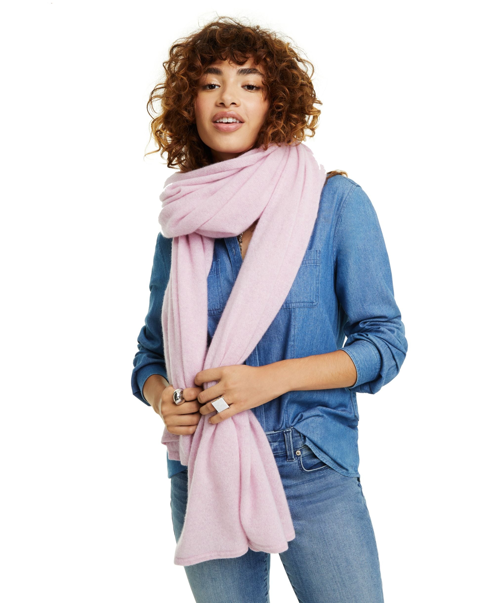 100% Cashmere Oversized Scarf