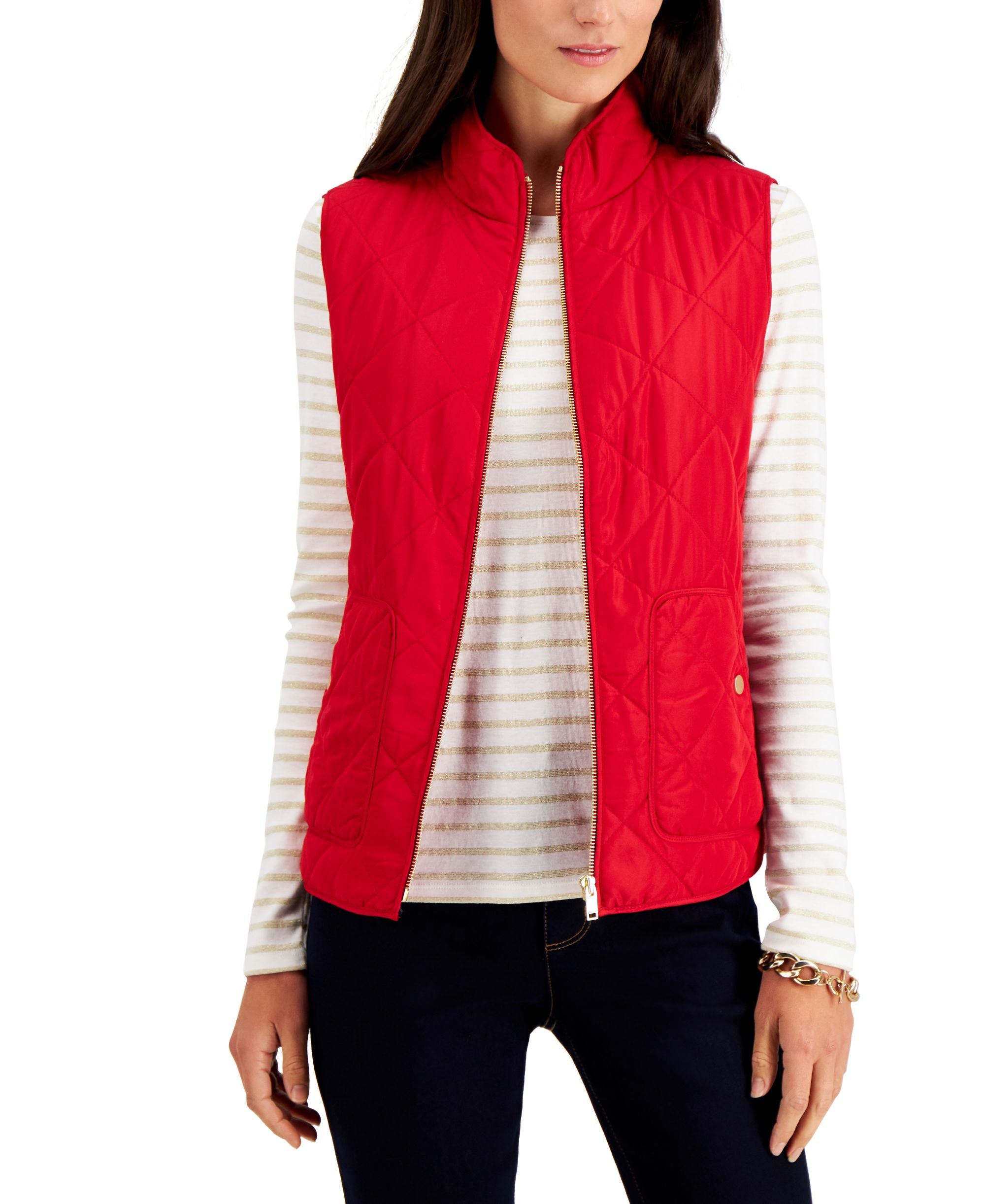 Charter Club Petite Quilted Vest