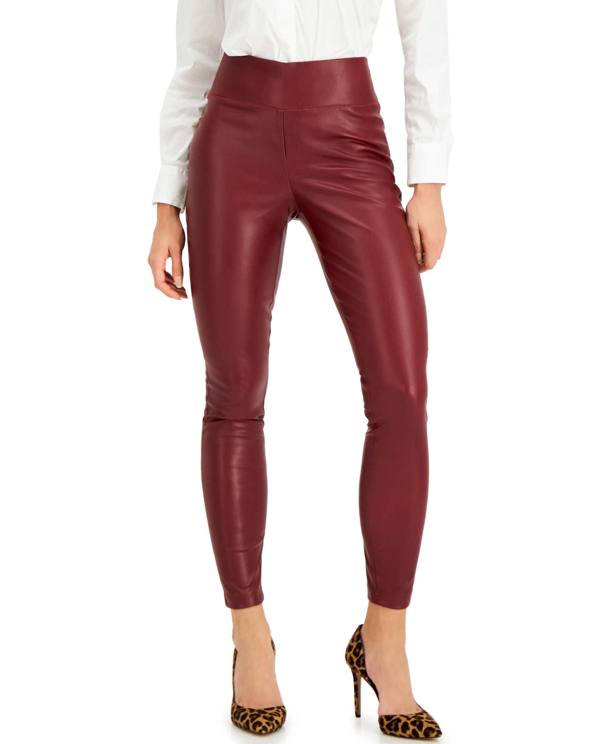 Women's Faux-Leather Leggings