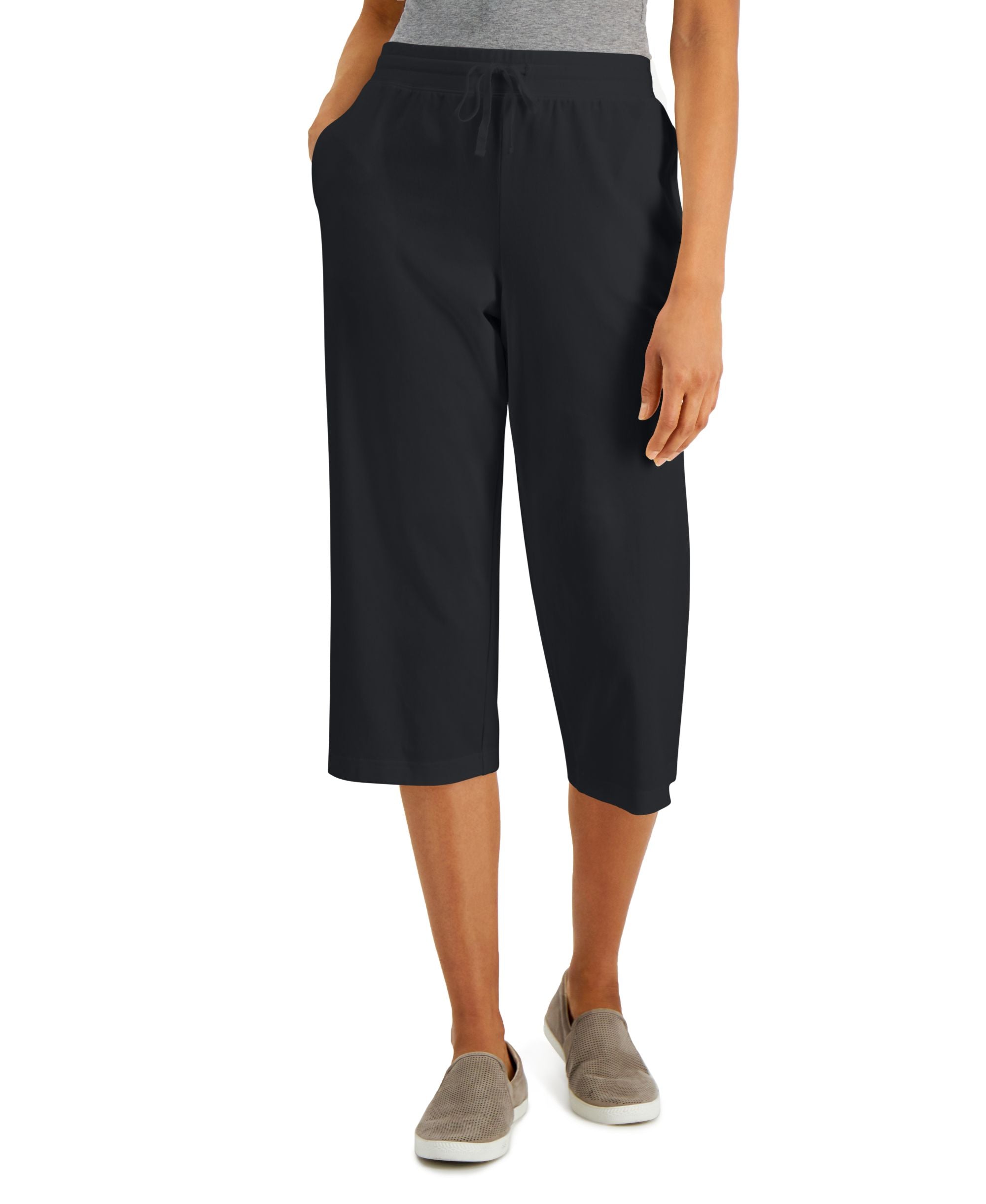 Knit Capri Pull on Pants