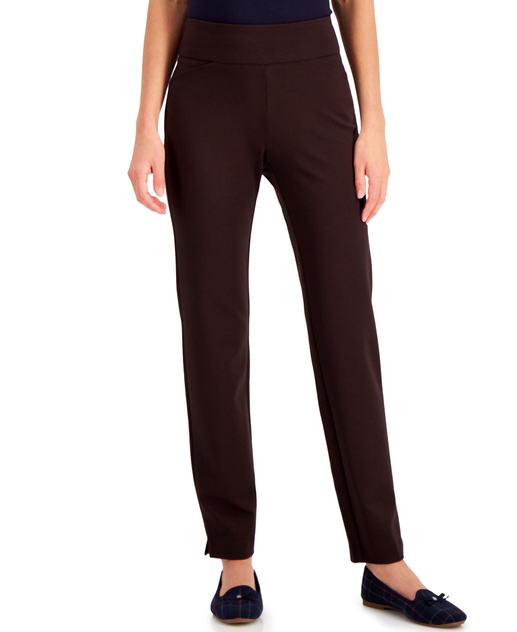 Charter Club Cambridge Petite Tummy Control Ponte Knit Pants