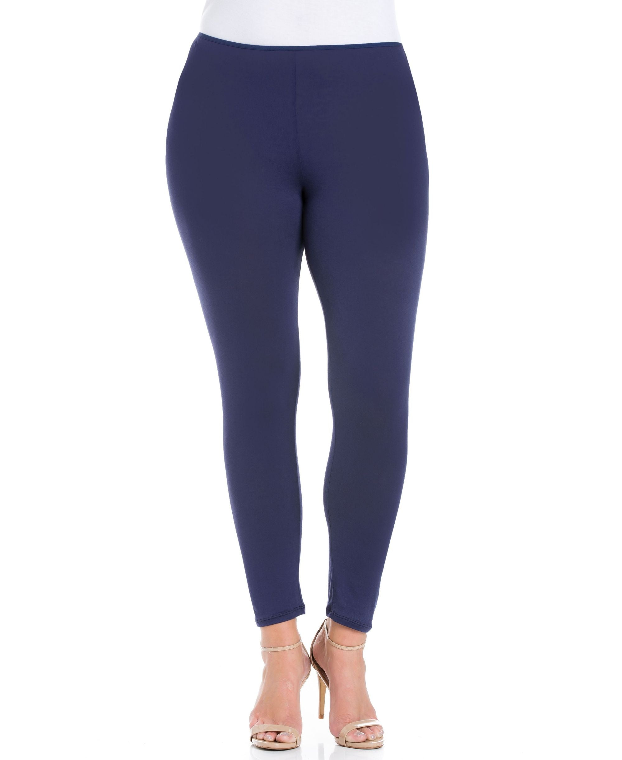 Womens Plus Size Comfortable Ankle Length Leggings
