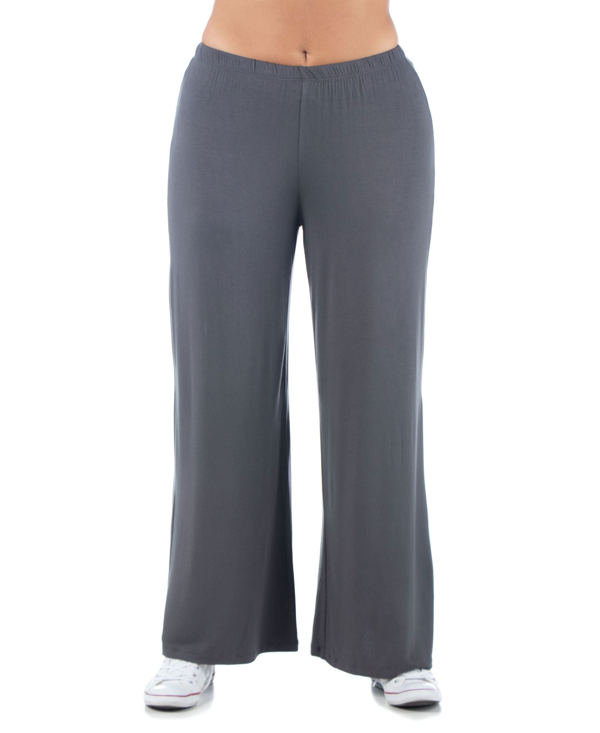 Womens Plus Size Comfortable Palazzo Lounge Pants