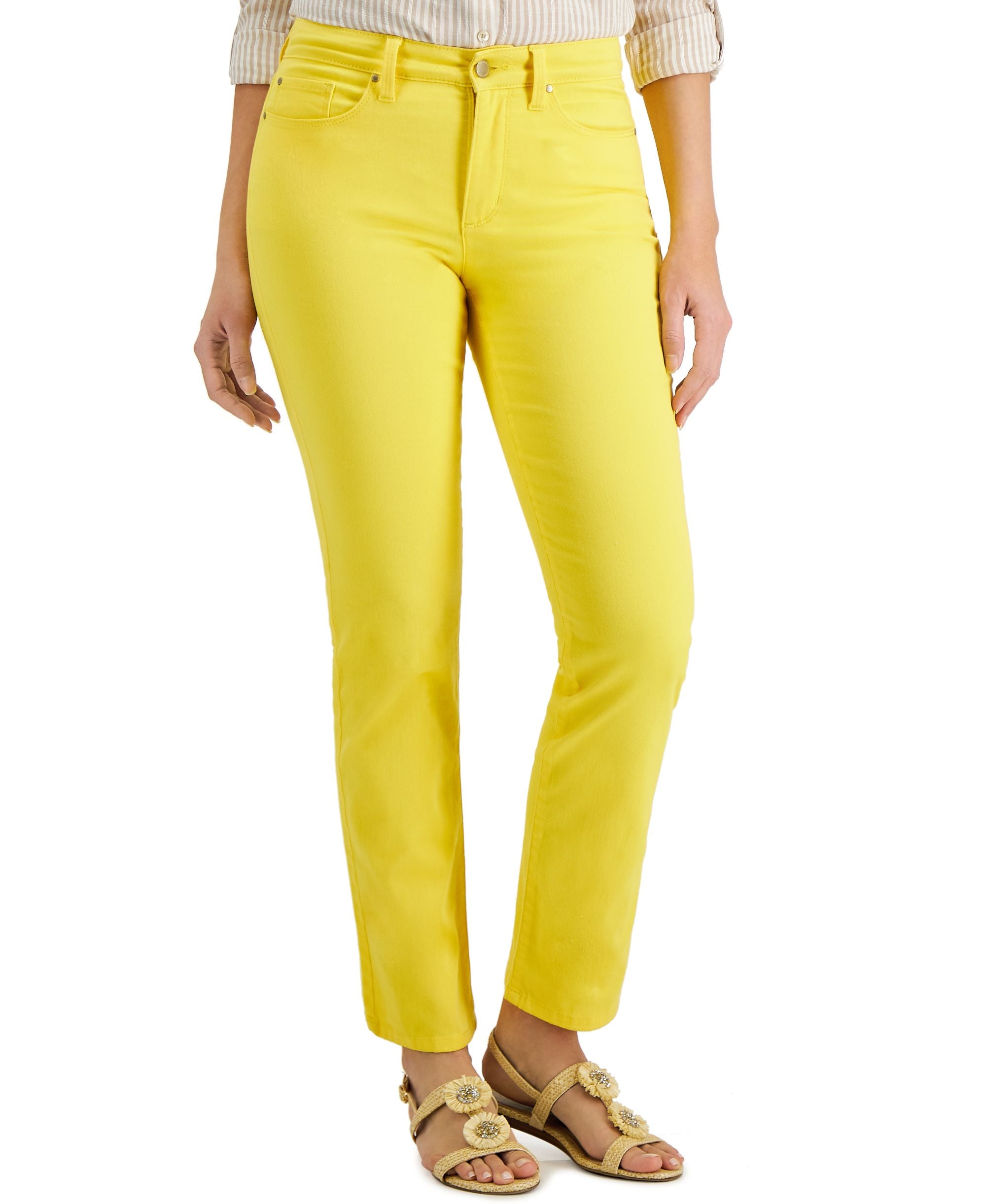 Petite Lexington Straight-Leg Jeans