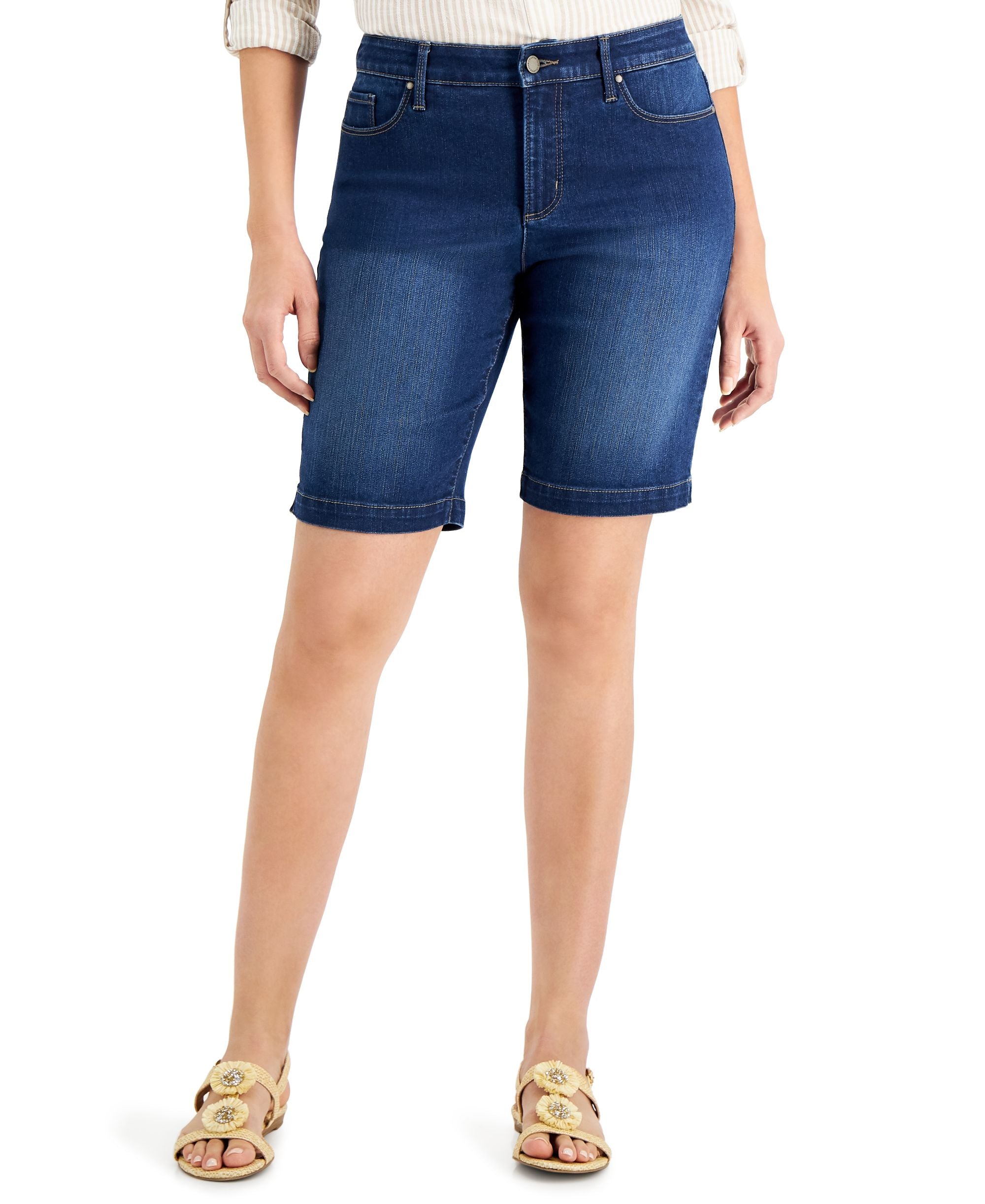 Charter Club Mid Rise Jean Shorts