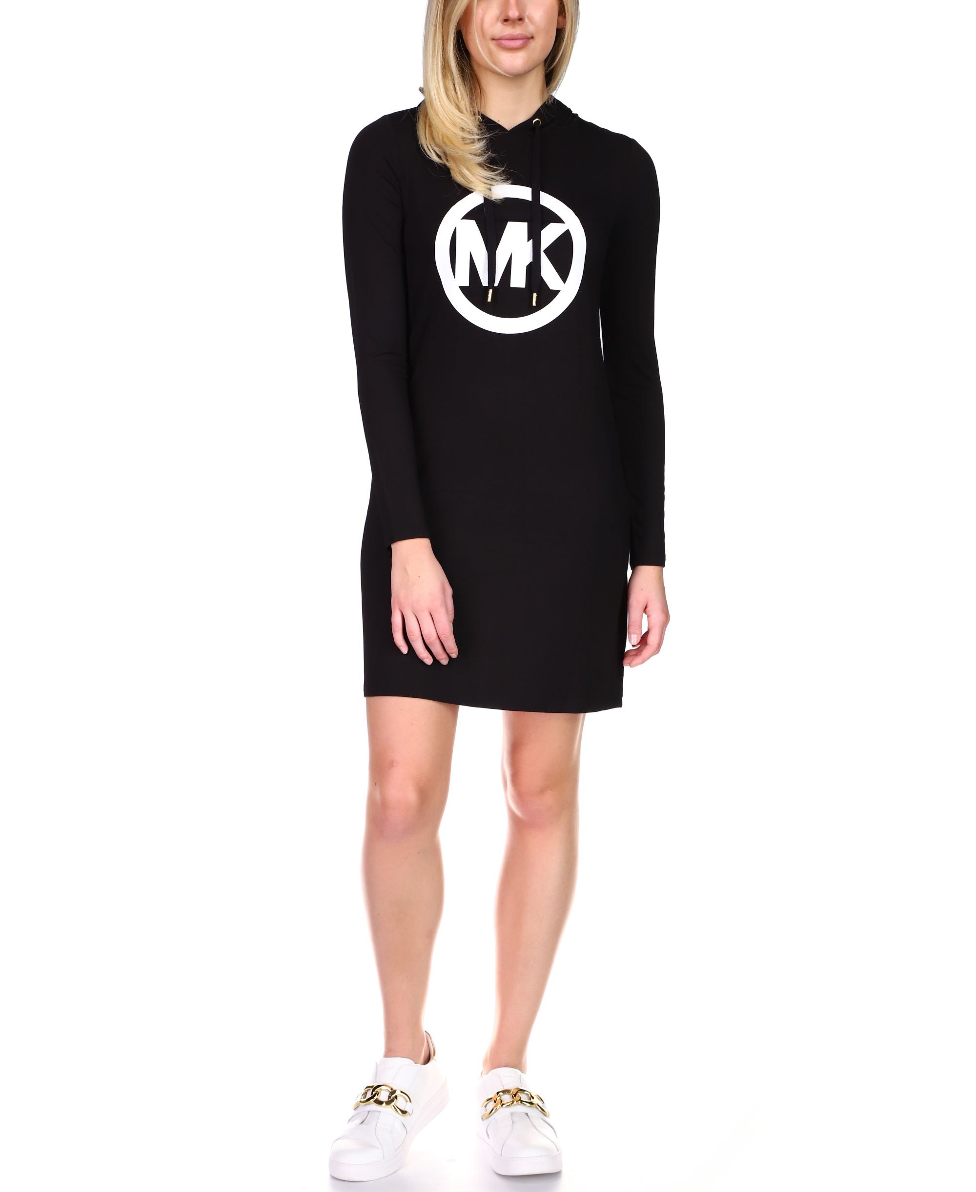 Michael Michael Kors Circle Logo Hoodie Dress