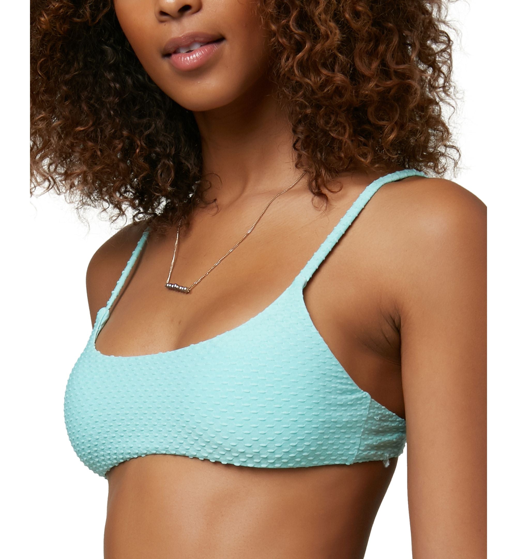 Juniors' Surfside Saltwater Solids Bikini Top