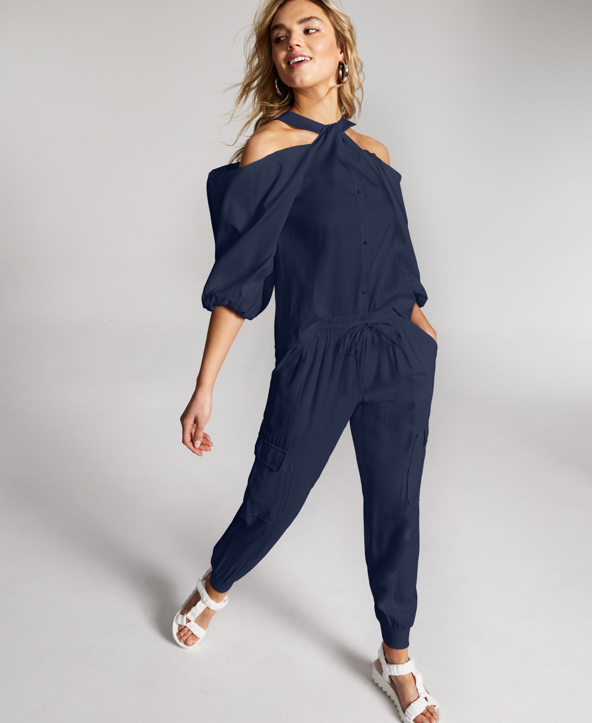INC International Concepts Petite Utility Jogger Pants