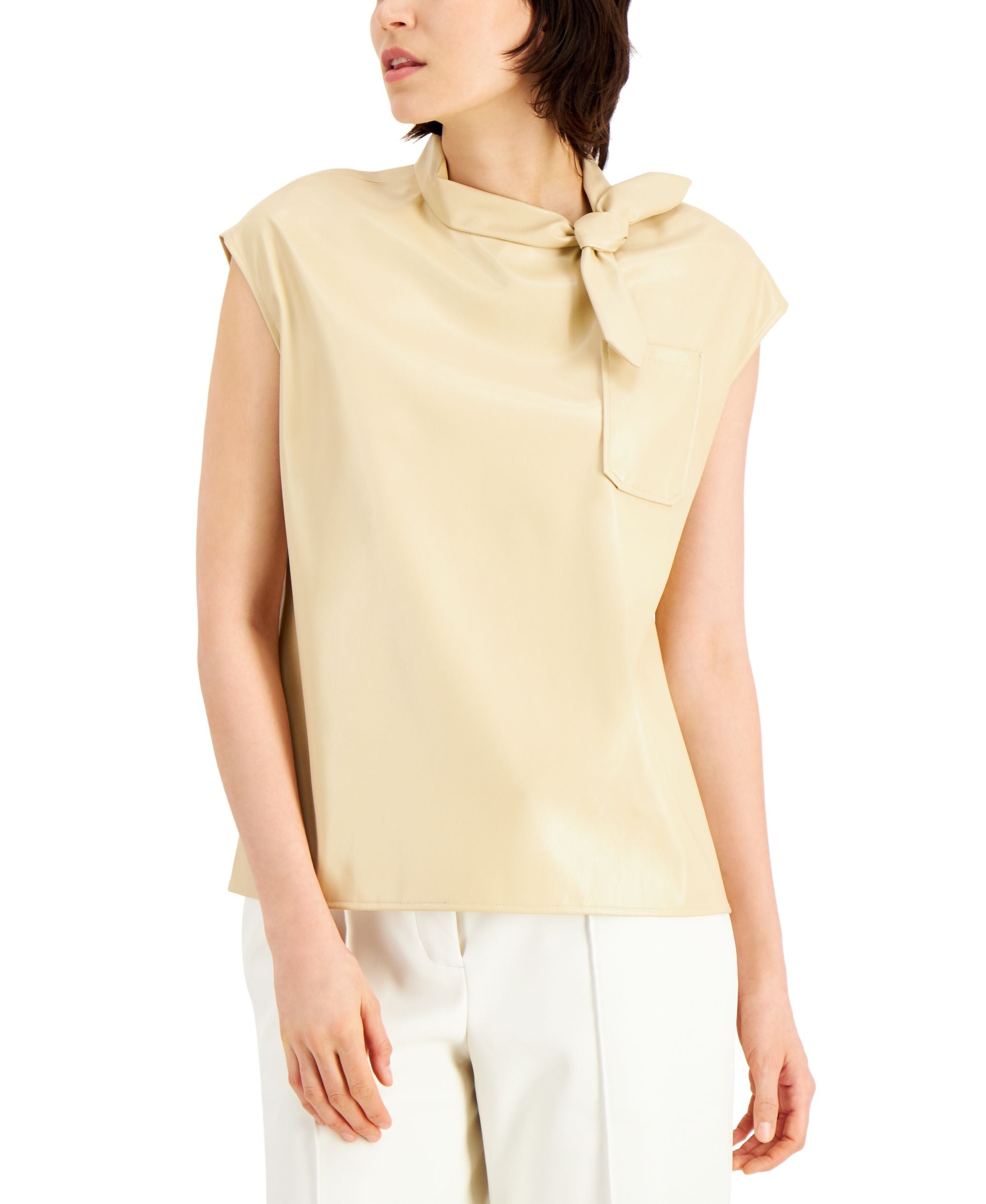 Alfani Tie-Neck Top