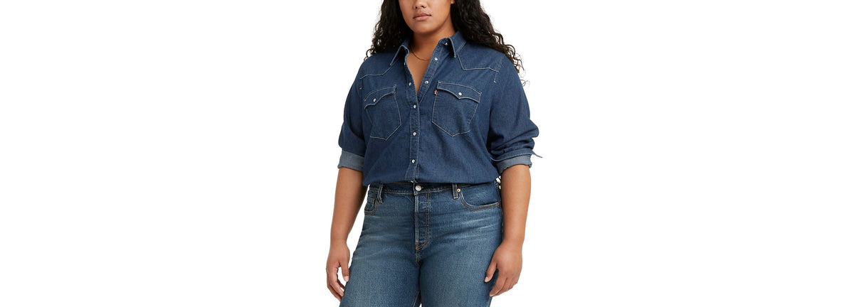 Trendy Plus Size Ultimate Western Shirt