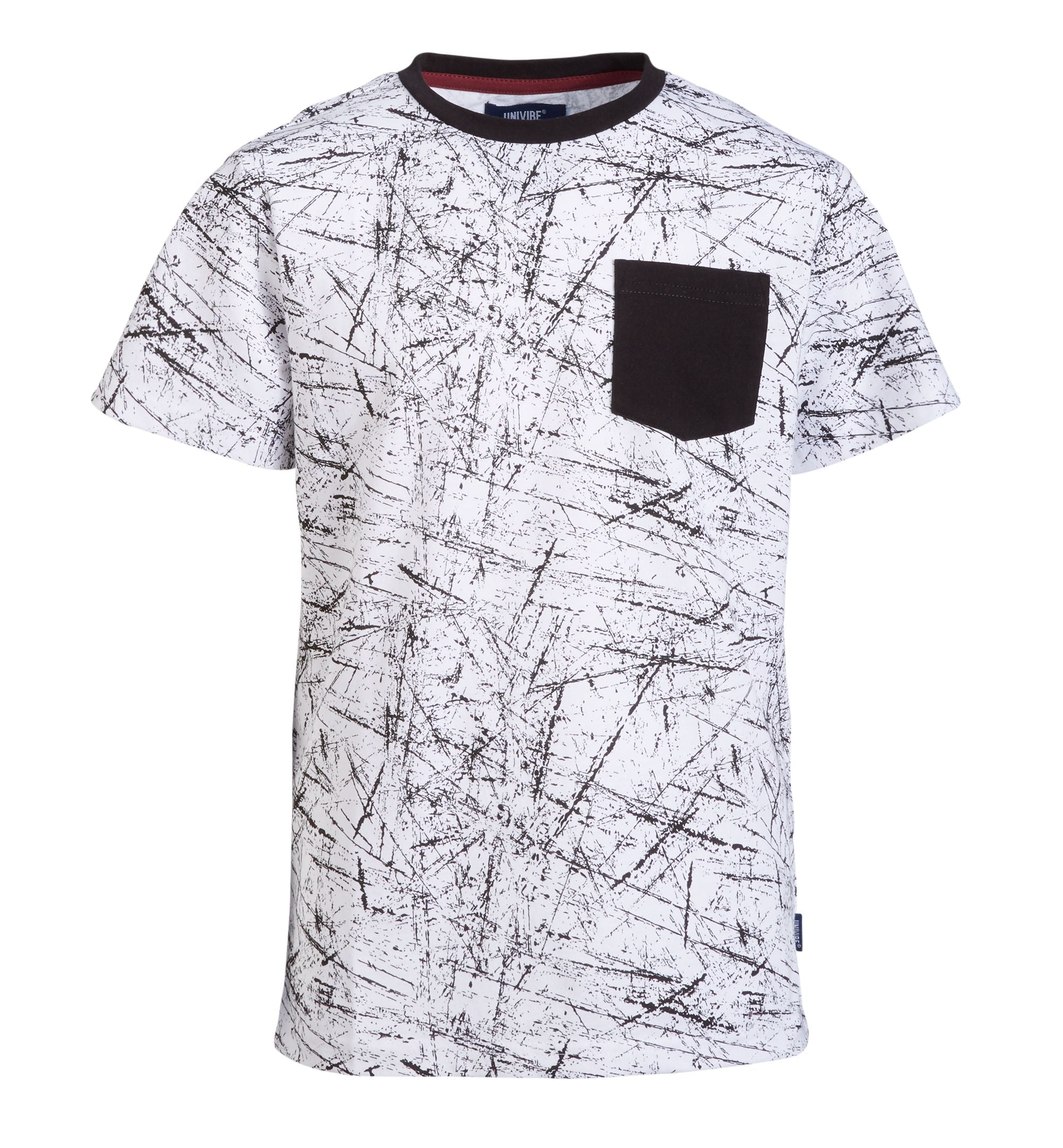 Univibe Big Boys Walker Sketchy Pocket T-Shirt