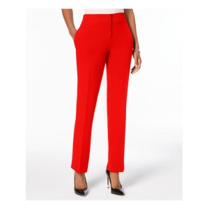Women's Stretch-Crepe Straight-Leg Pants
