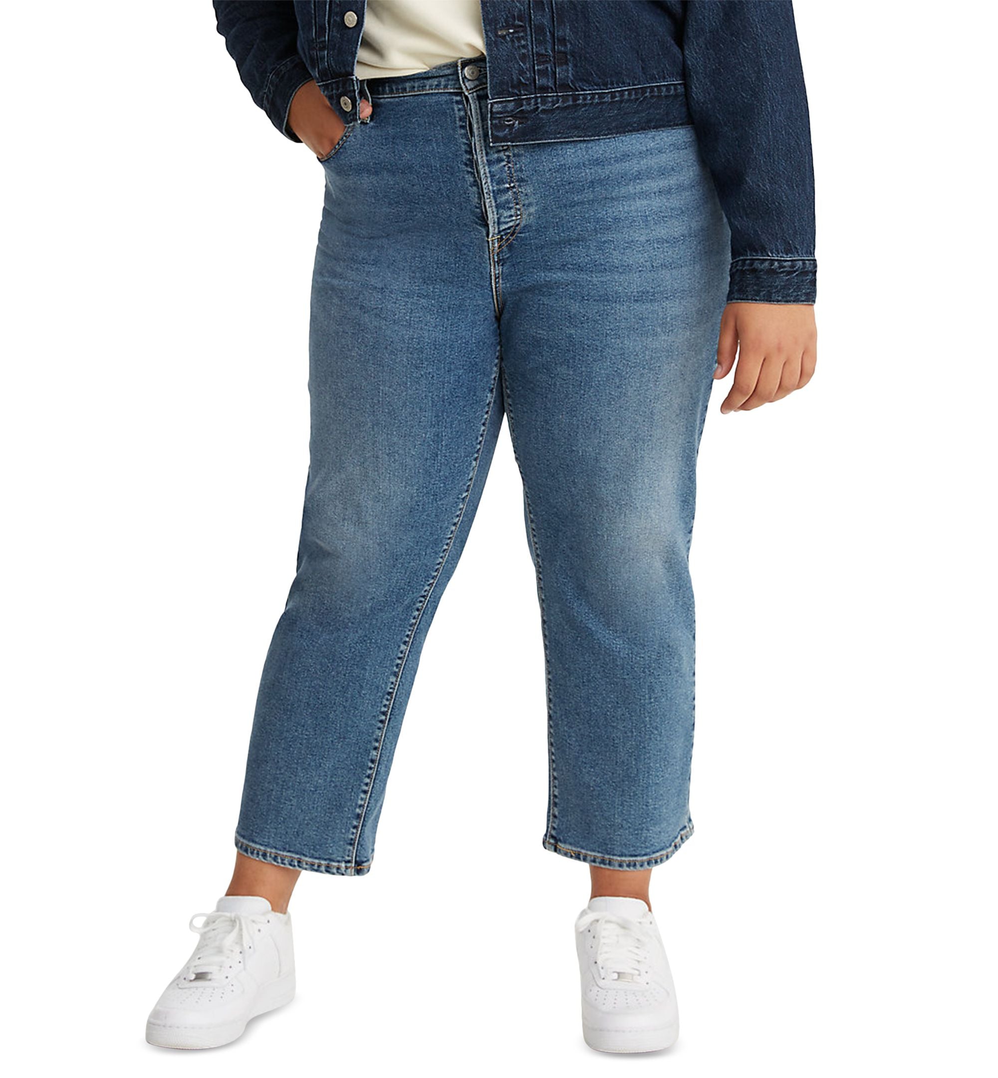 Levis Trendy Plus Ribcage Straight Ankle Jeans