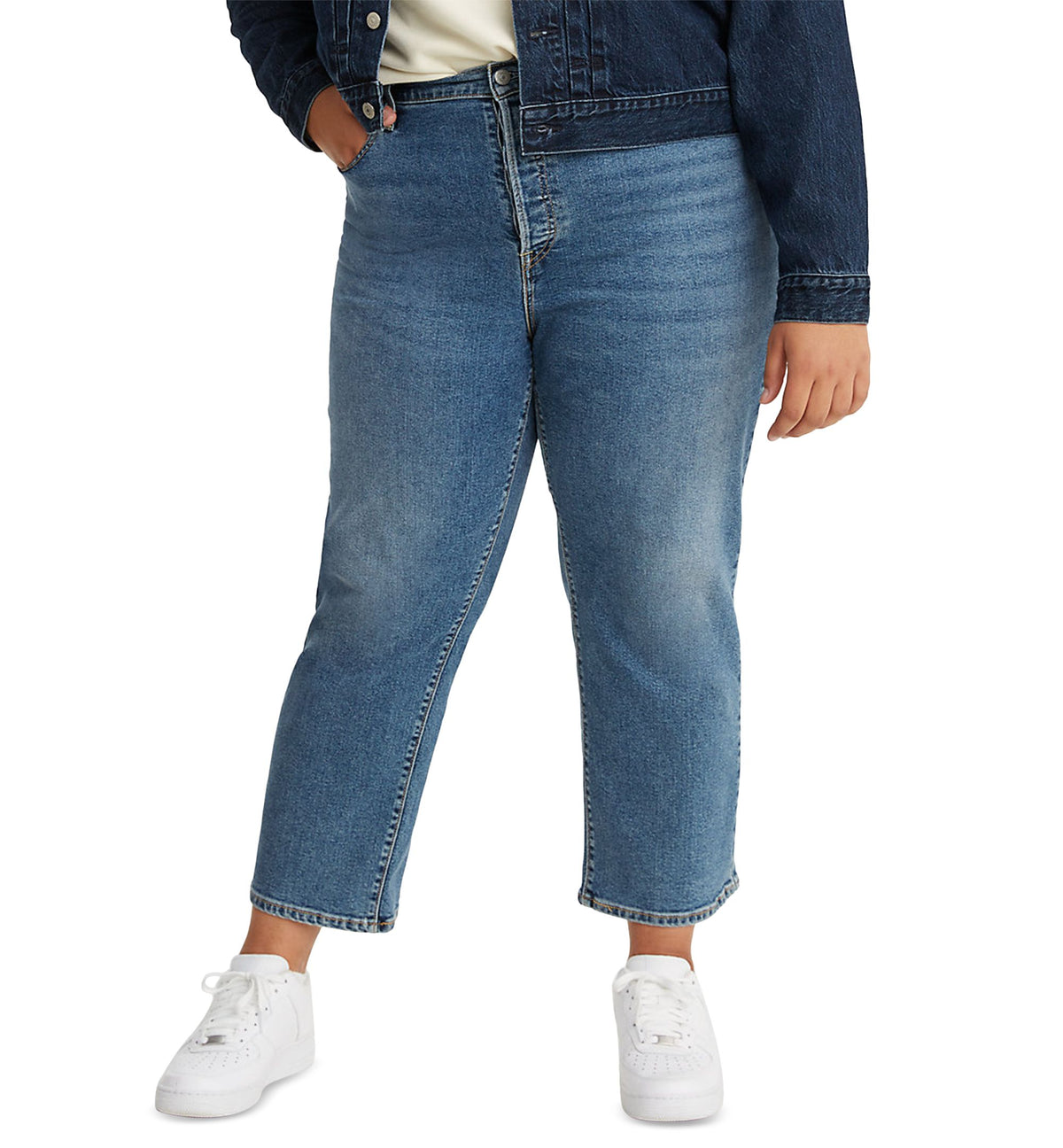 Levis Trendy Plus Ribcage Straight Ankle Jeans