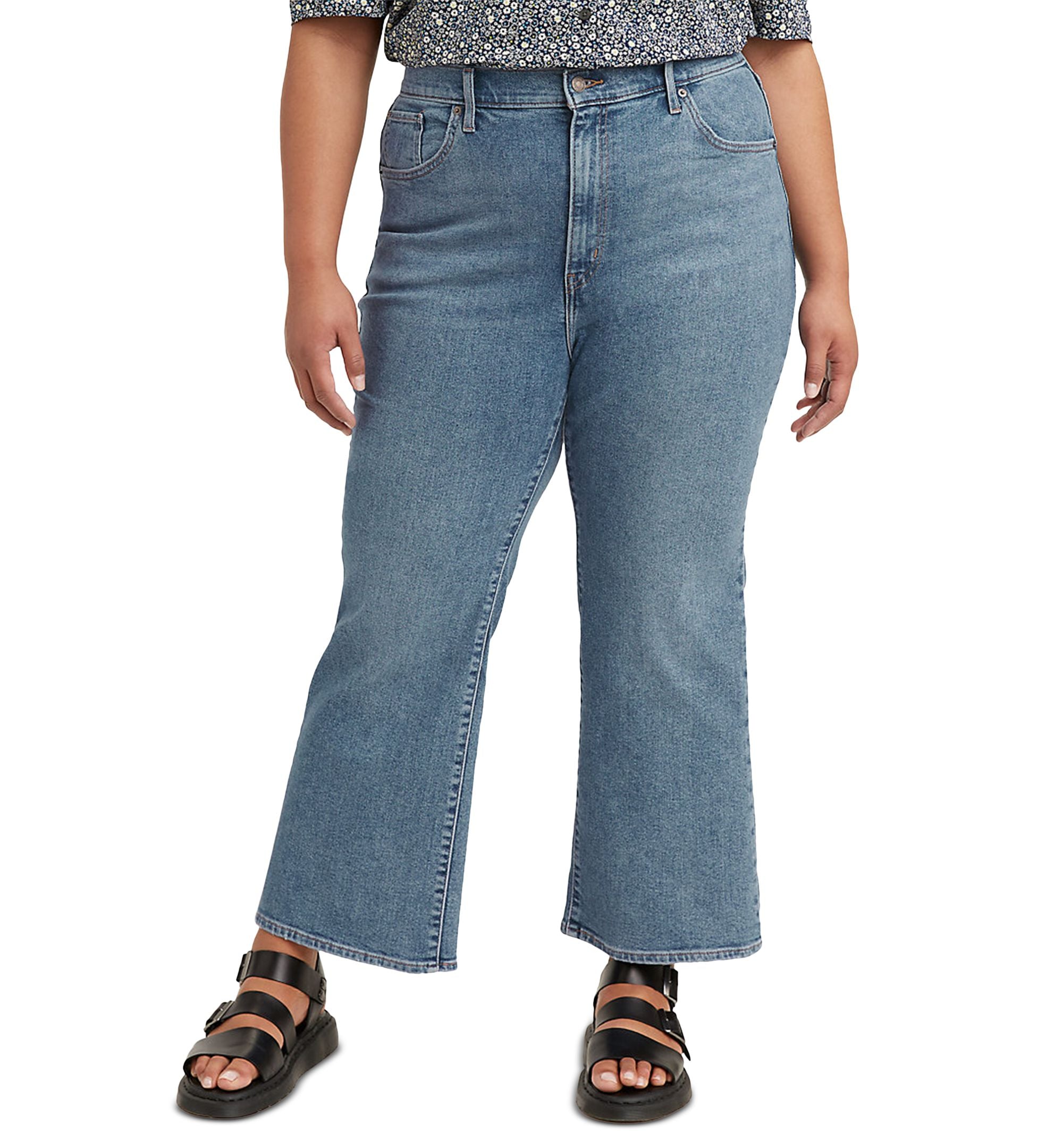 Levis Plus Size Flare Leg Jeans