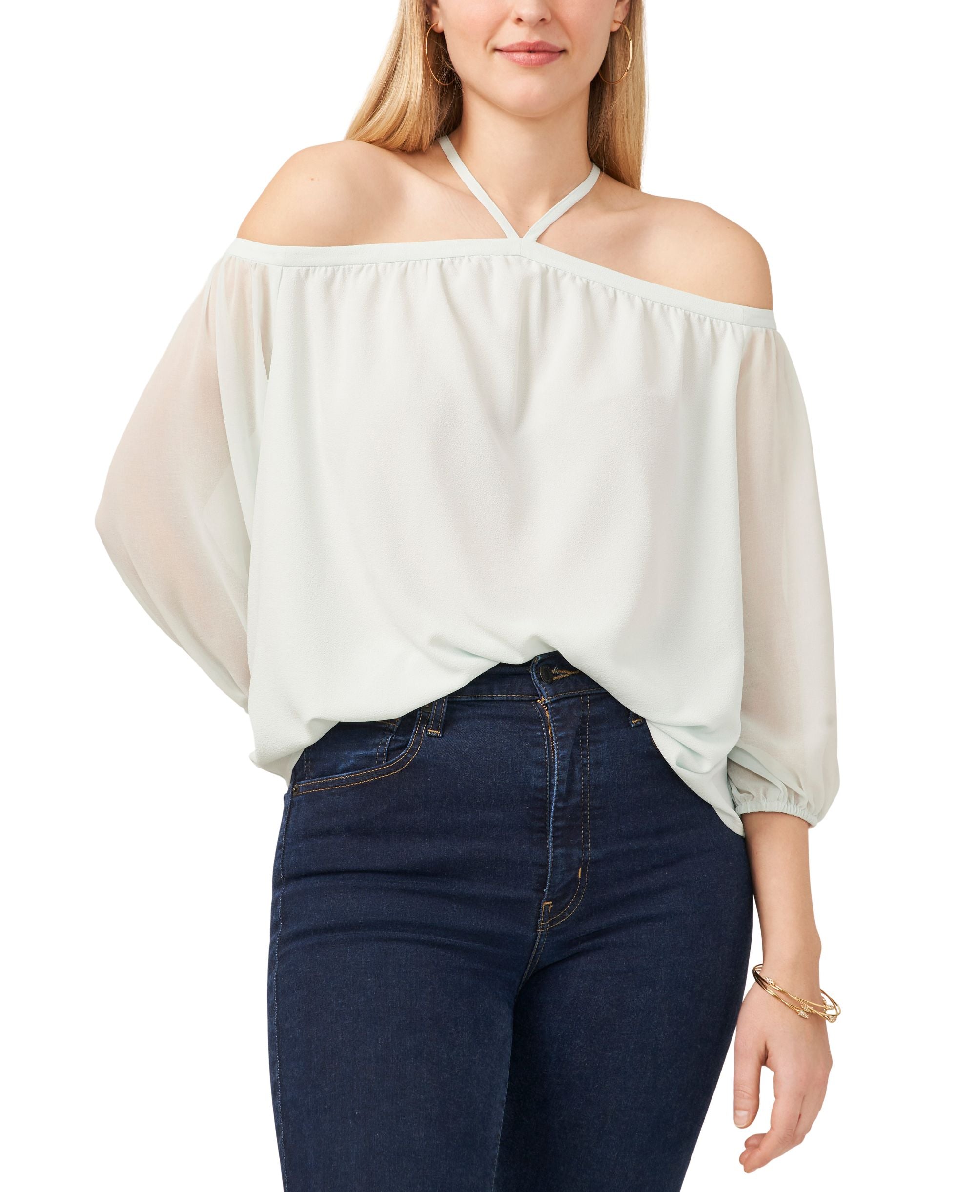 Plus Size Cold-Shoulder Top