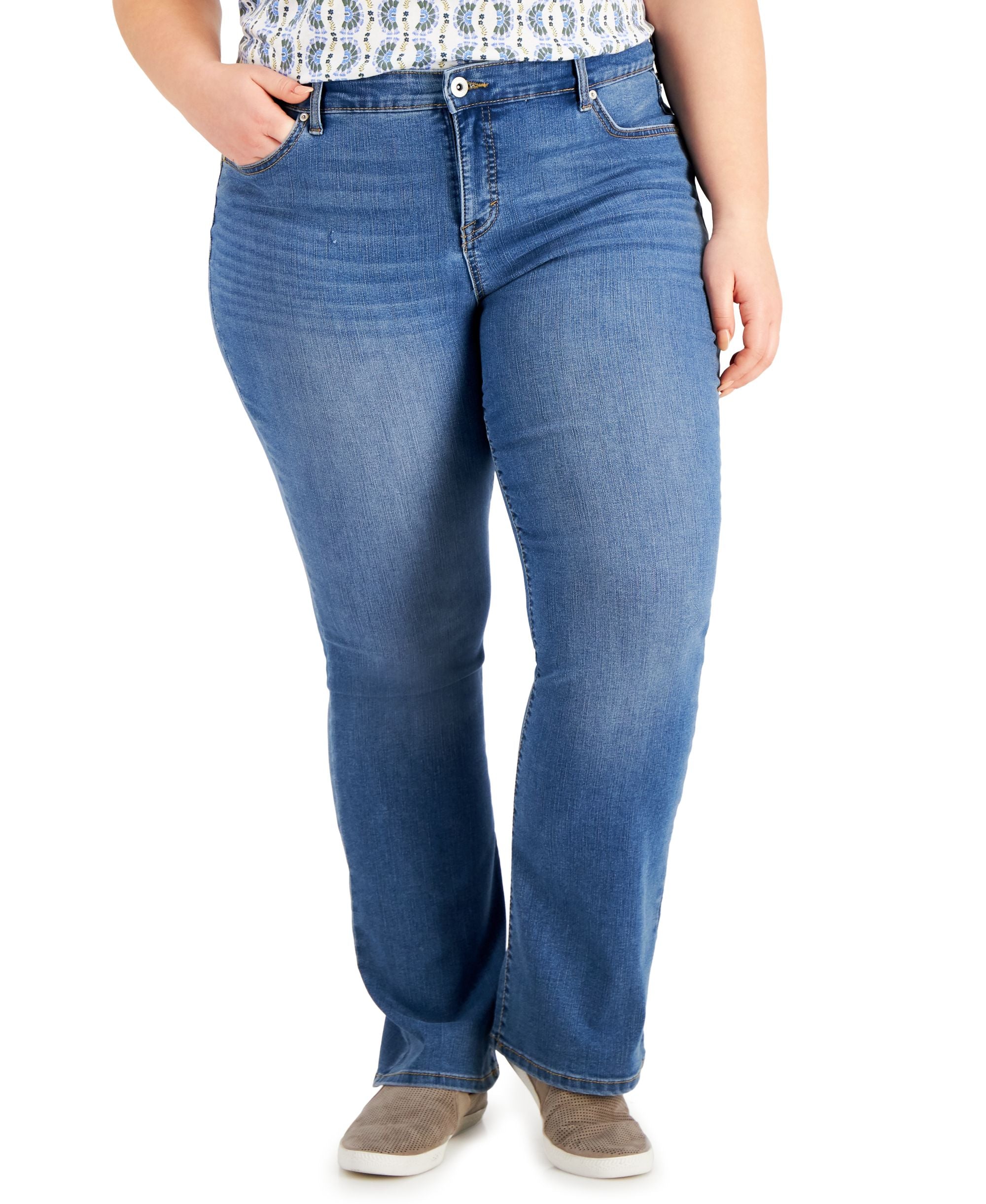 Style & Co Plus Size Bootcut Denim Jeans