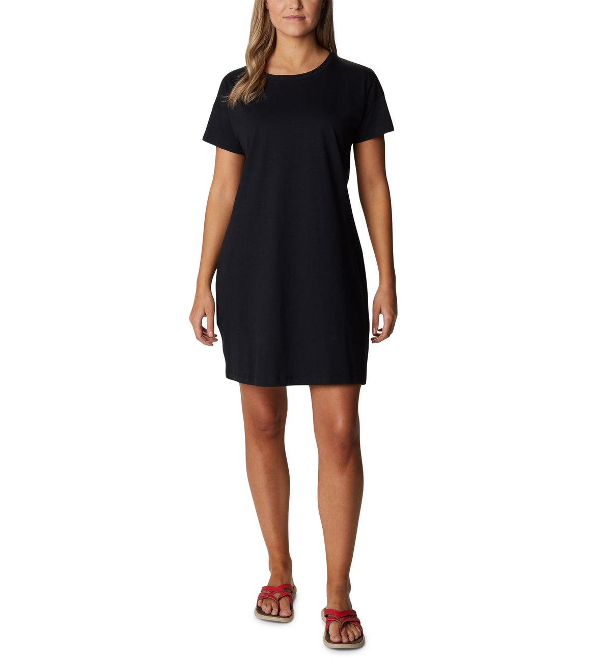 Columbia Womens Park Cotton T-Shirt Dress