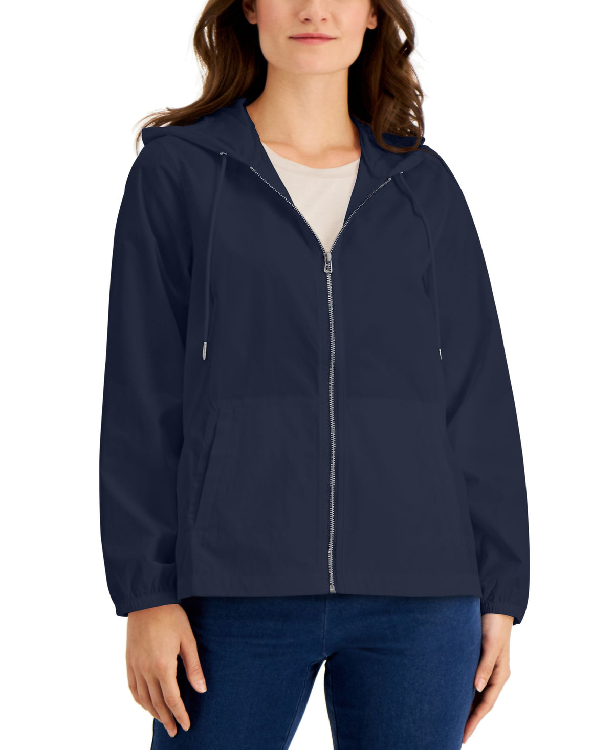 Karen Scott Zipper Hoodie
