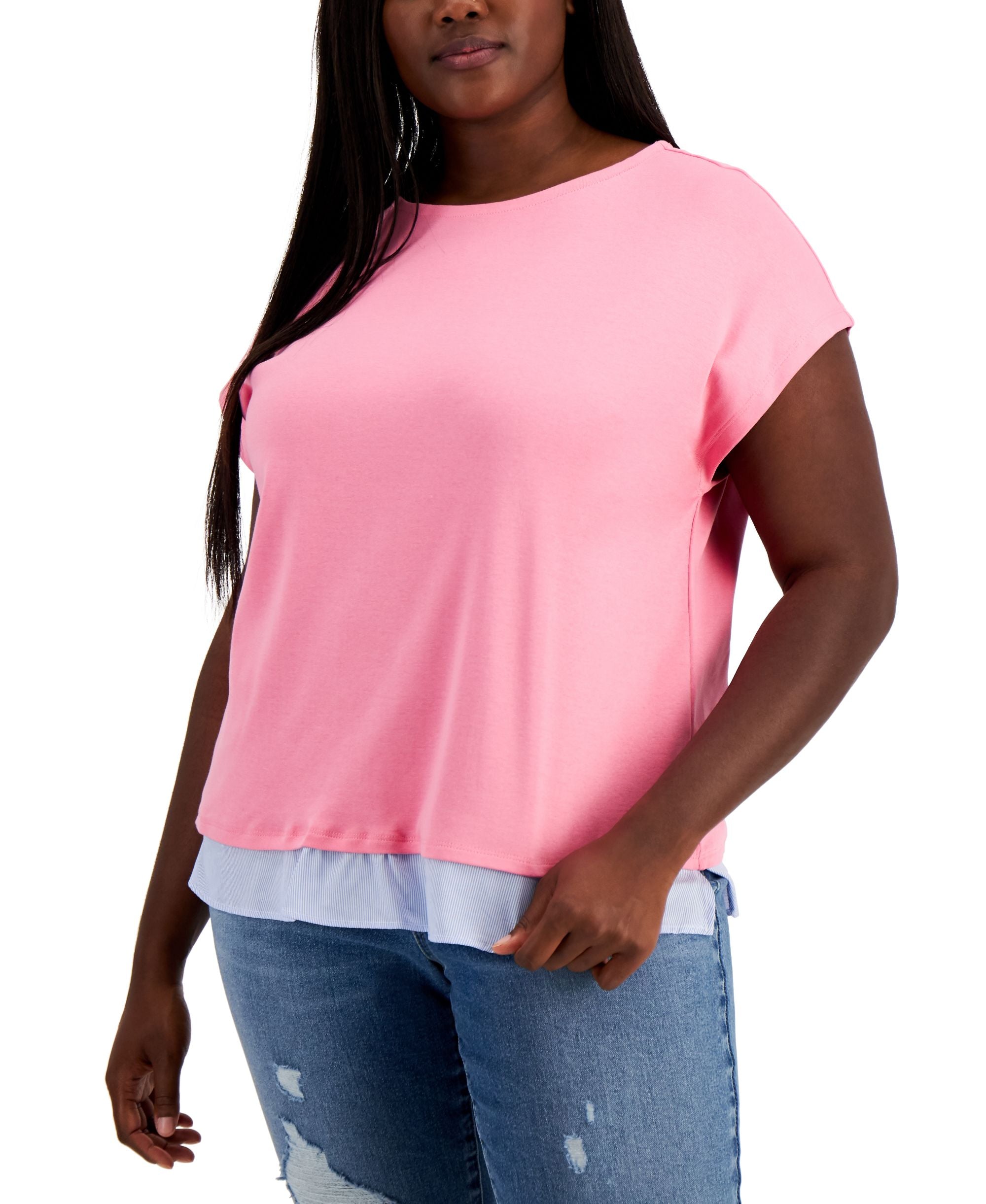 Tommy Hilfiger Ruffle Hem Top