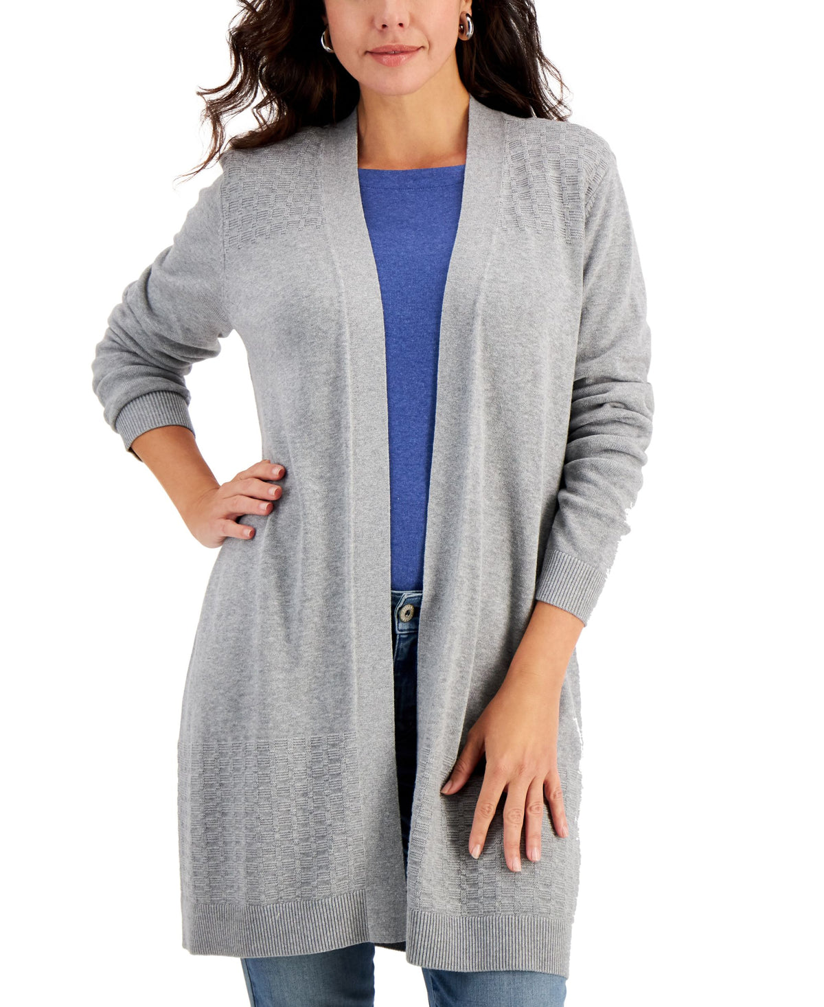 Karen Scott Ottoman Open Front Duster