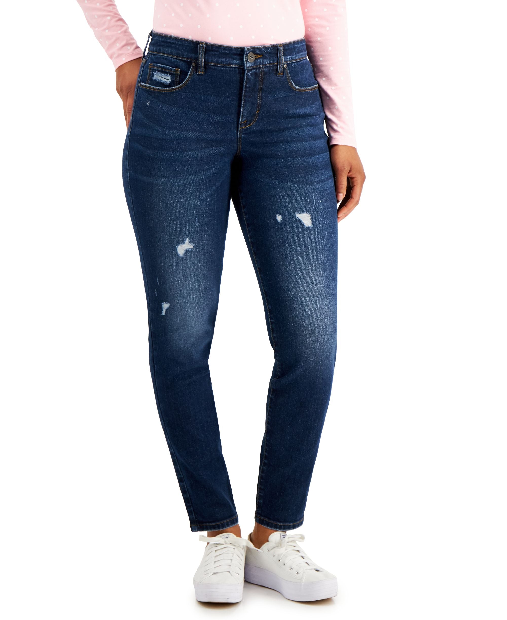 Petite Curvy-Fit Skinny Jeans