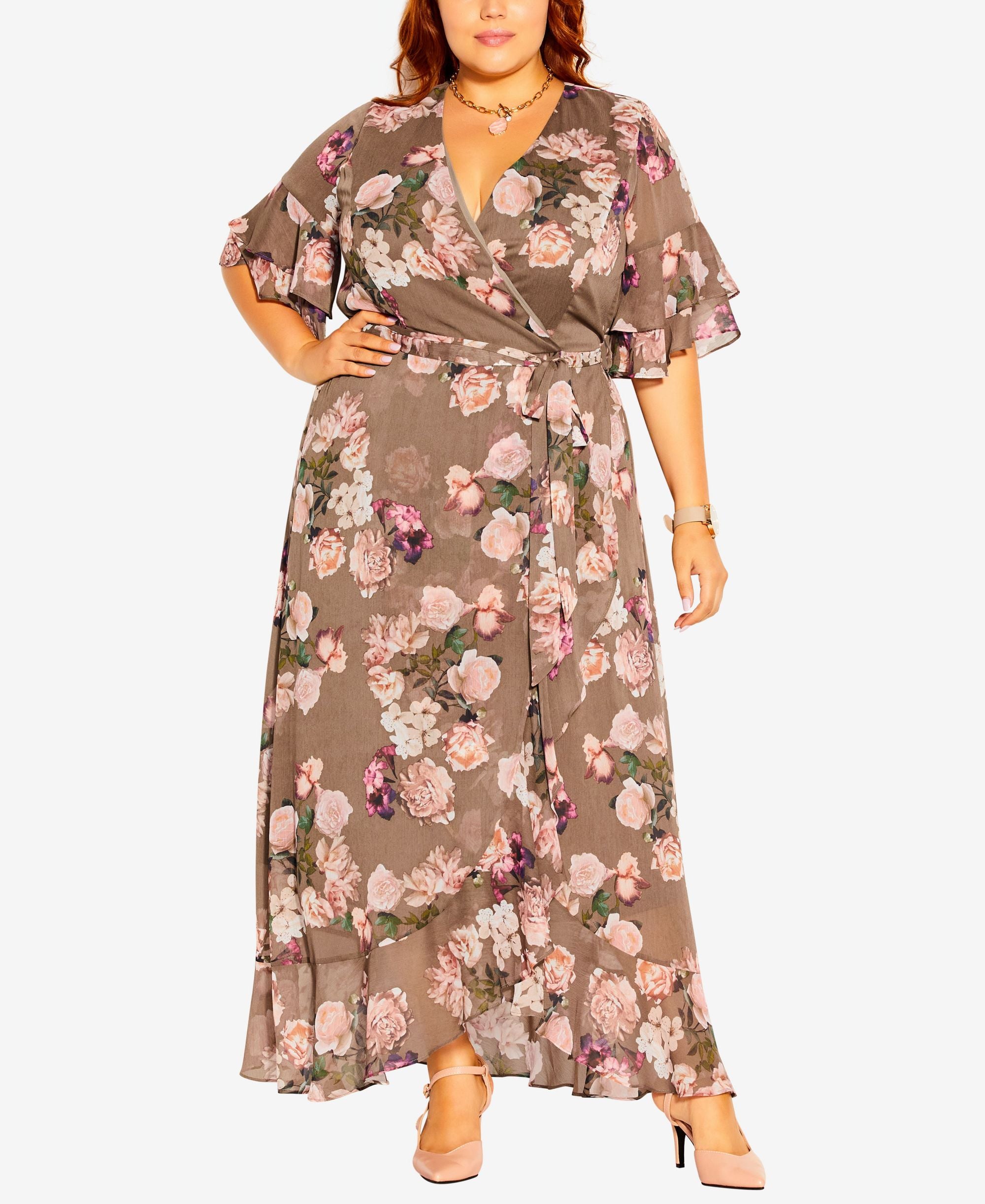 Plus Size Kindred Floral Maxi Dress