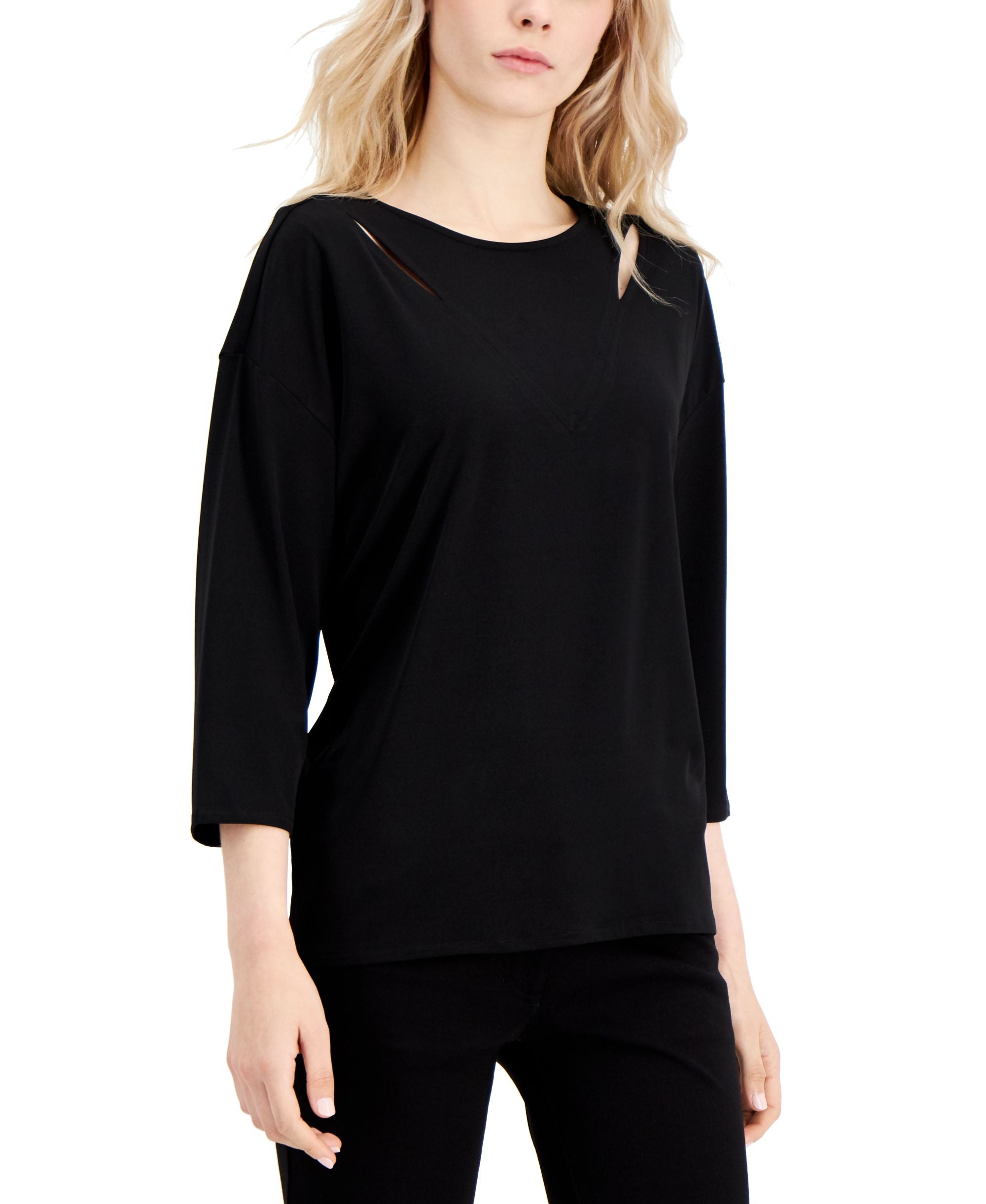 Alfani Cut Out Detail Top