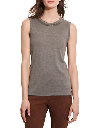 Polo Ralph Lauren Beaded-Neck Tank Top
