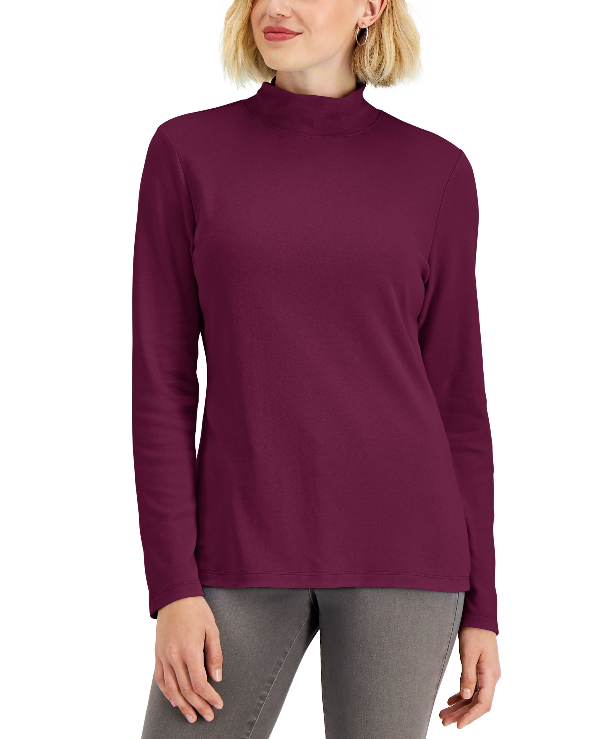 Mock-Neck Top