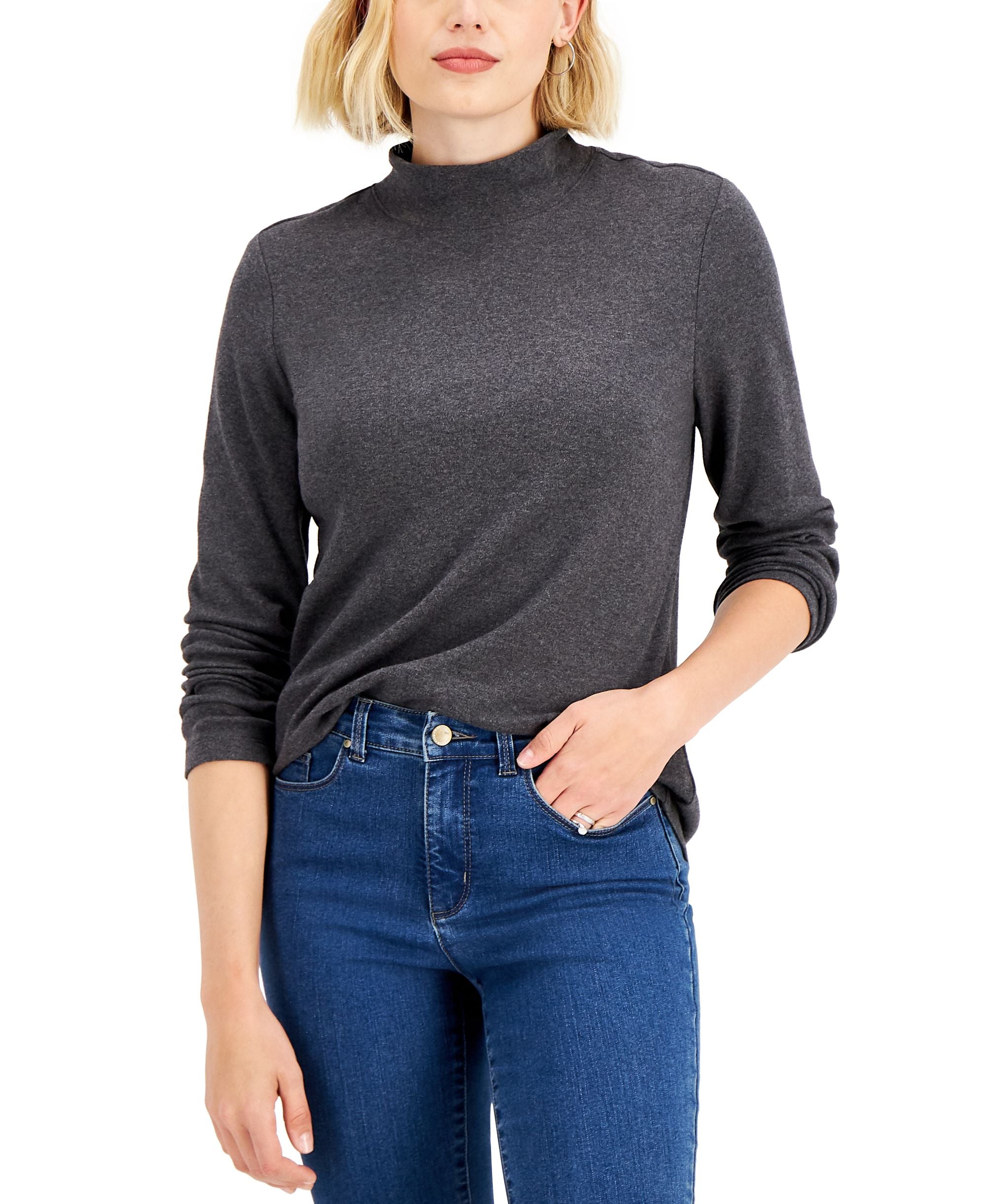 Mock-Neck Top