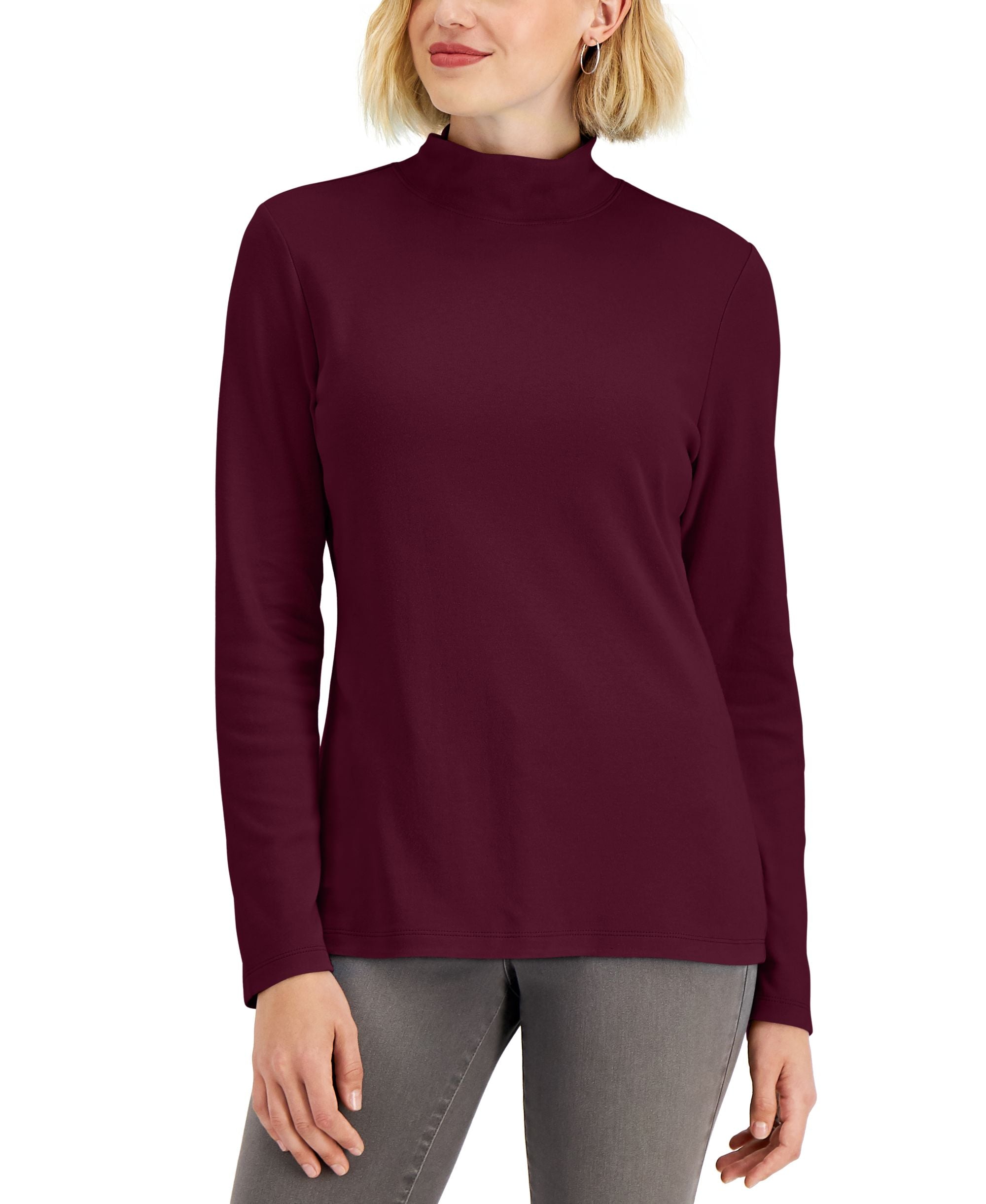 Mock-Neck Top