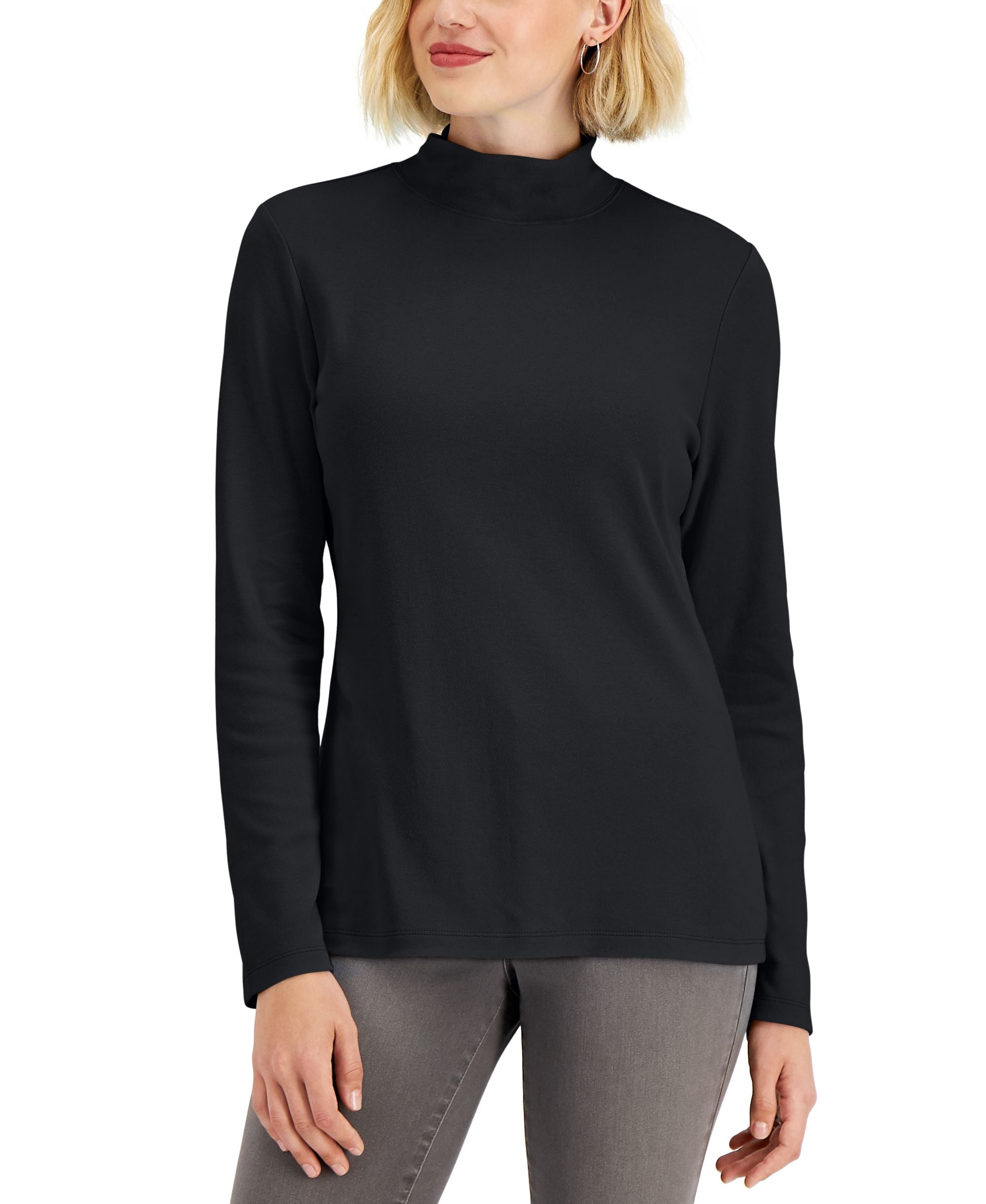 Mock-Neck Top