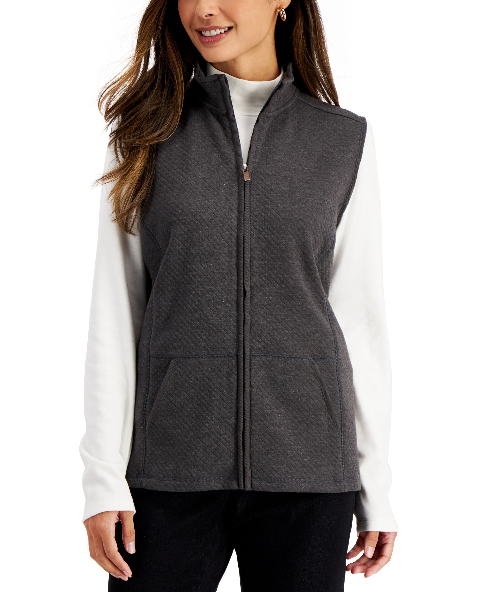Women's Quilted Fleece Vest
