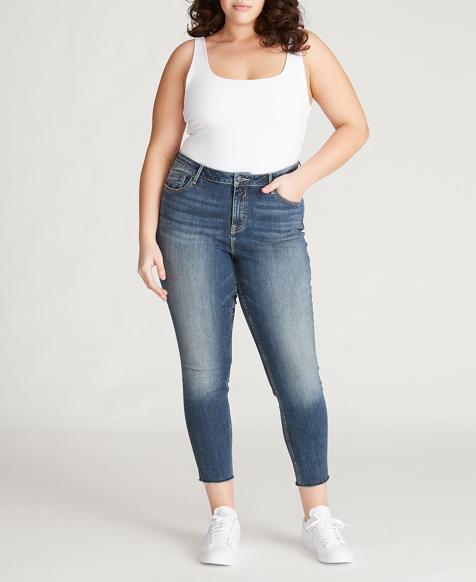 Trendy Plus Size Marley Mid Rise Skinny Jeans