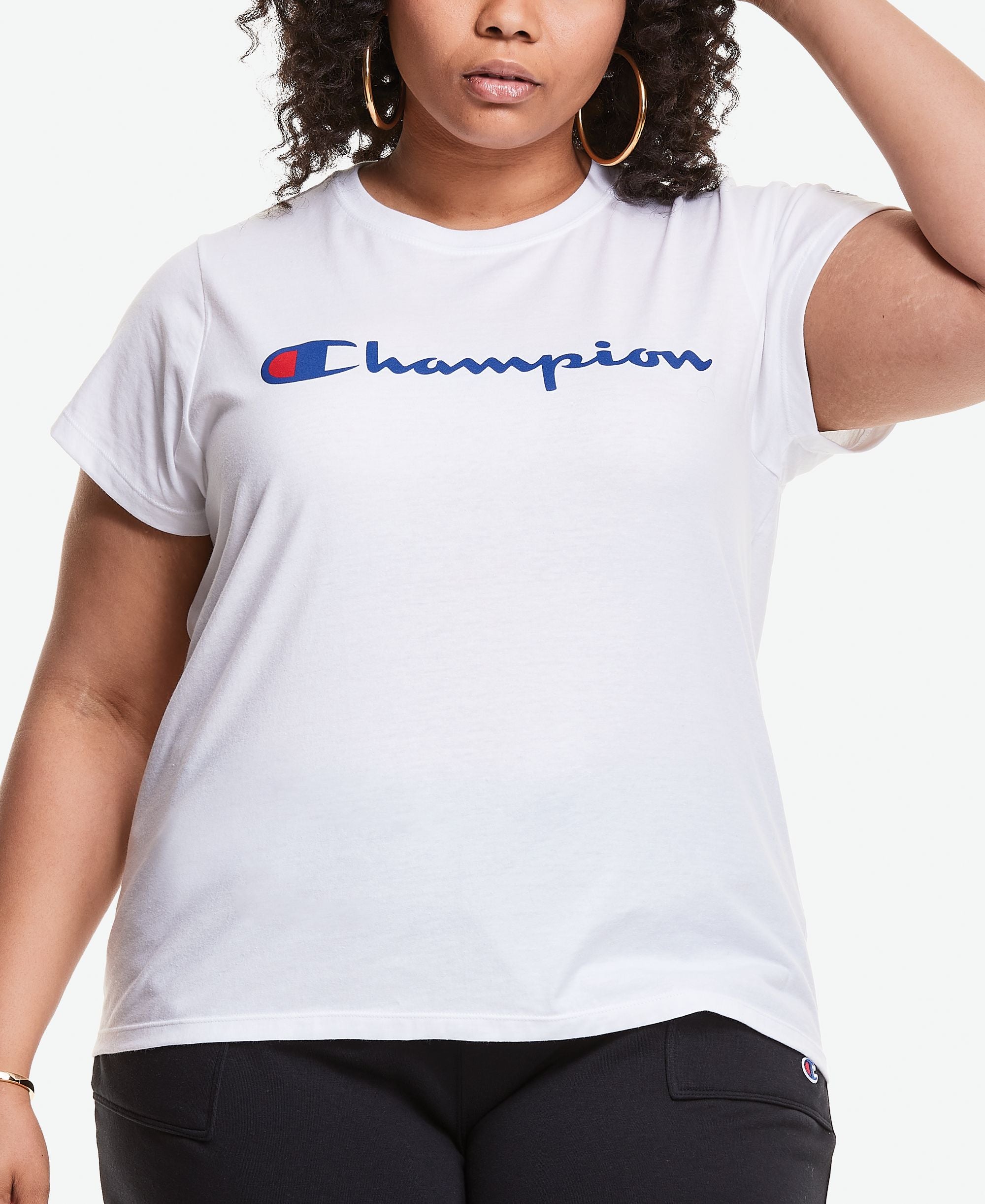 Champion Plus Size Classic Logo Graphic T-Shirt