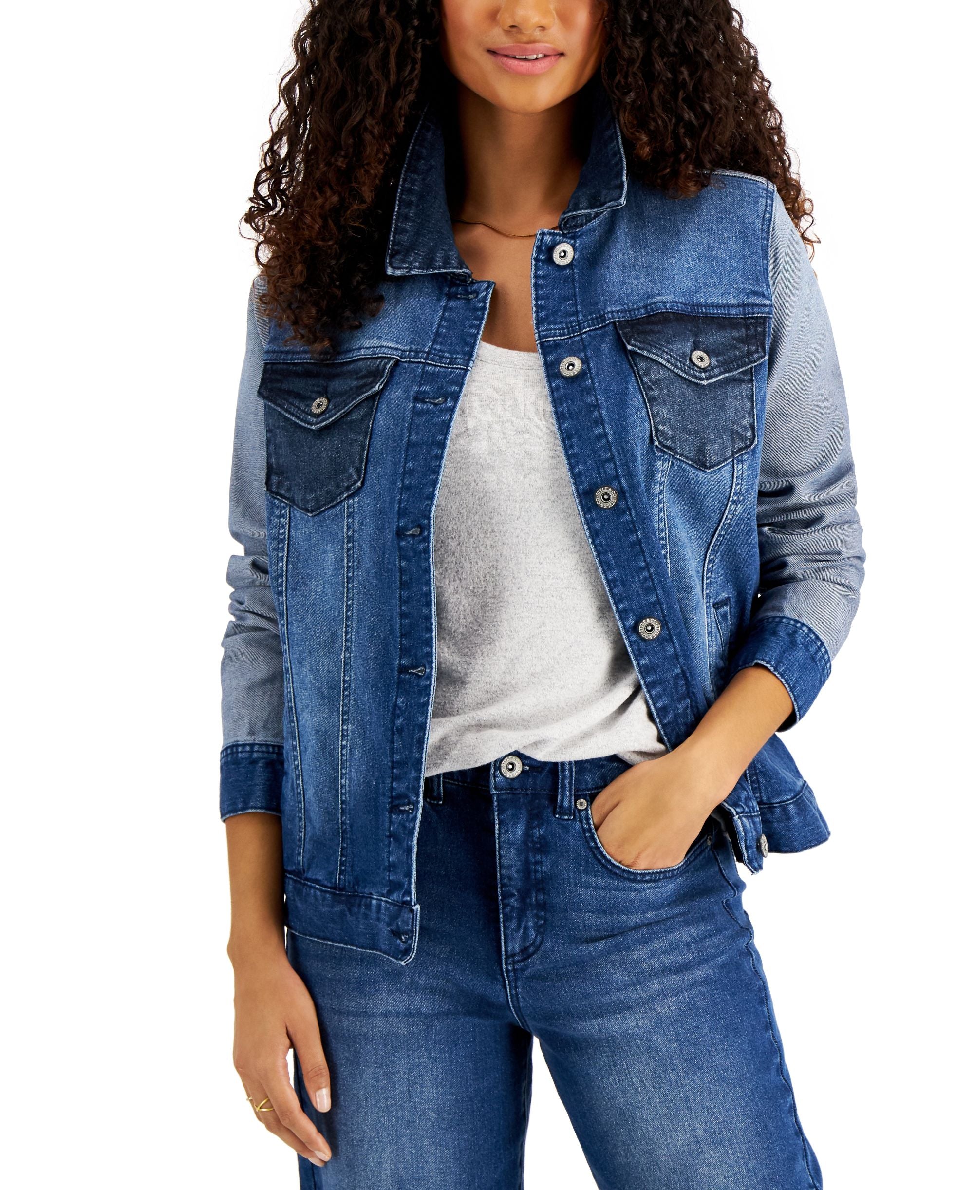 Style & Co Denim Trucker Jacket