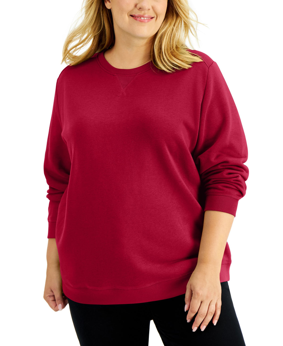 Plus Size Crewneck Sweatshirt