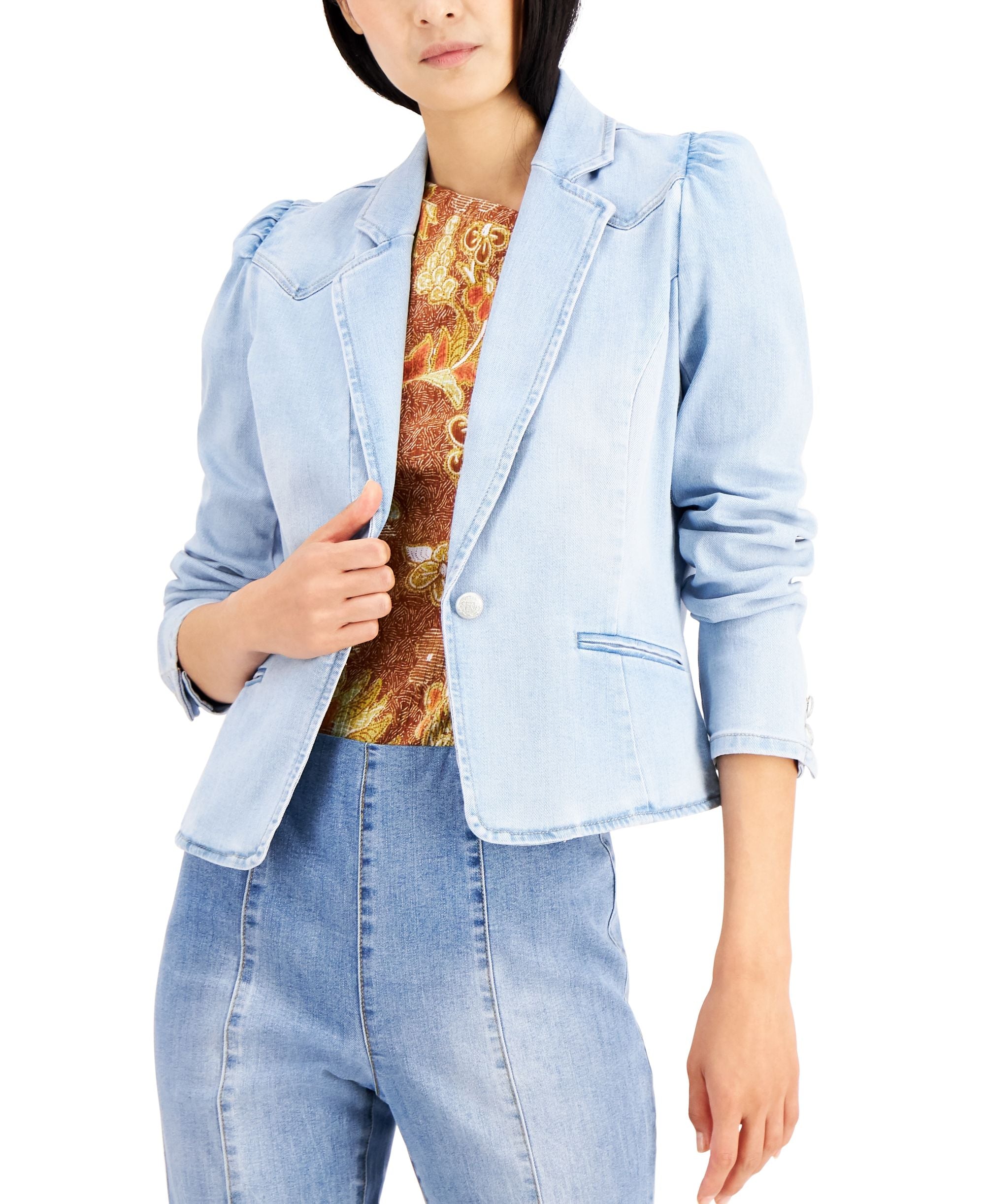 Women's Puff-Sleeve Blazer