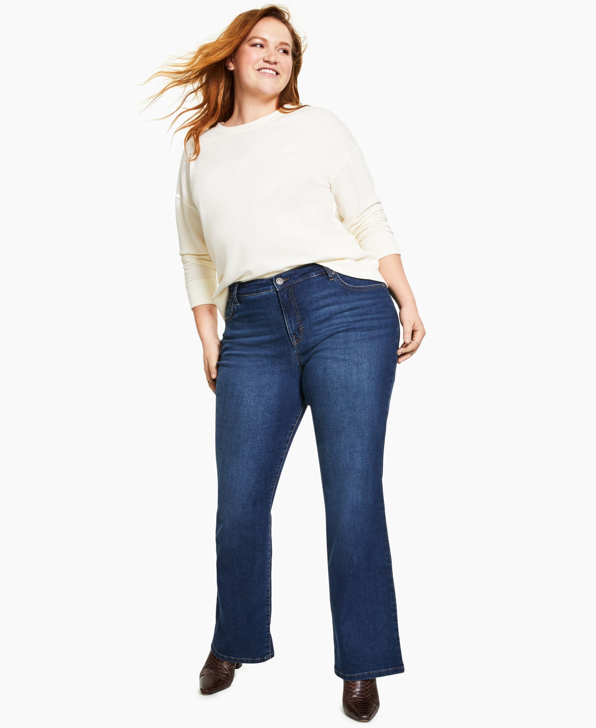 Style & Co Plus Size Bootcut Denim Jeans