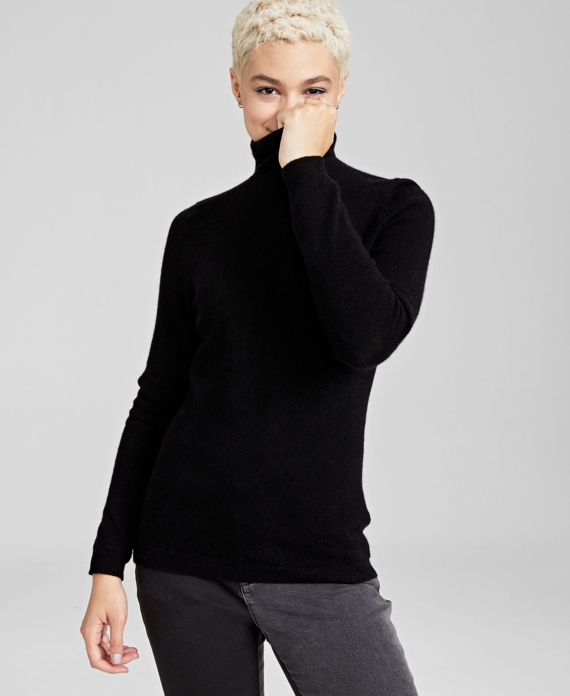 Women's 100% Cashmere Turtleneck Sweater