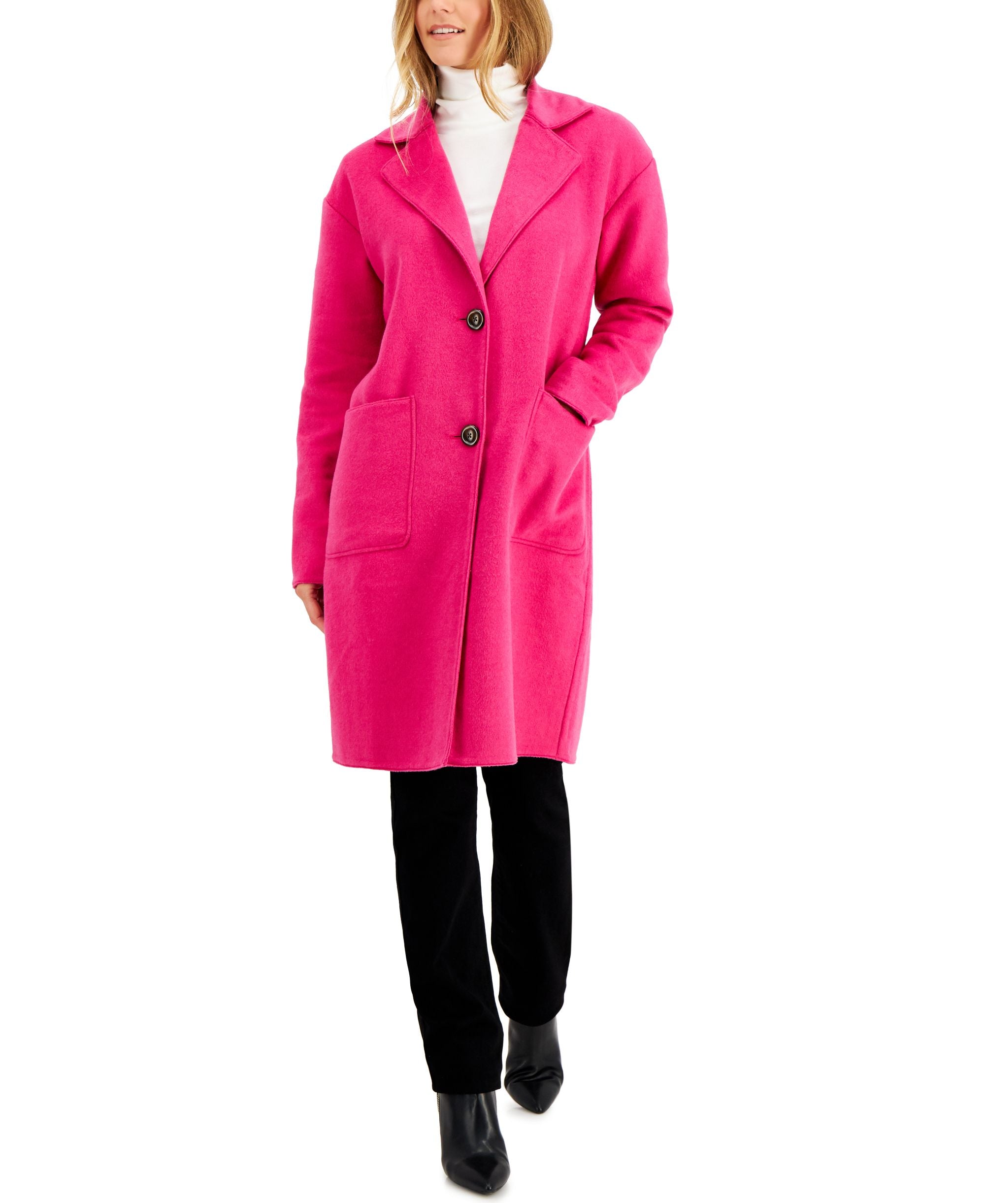 Charter Club Notch Collar Coat