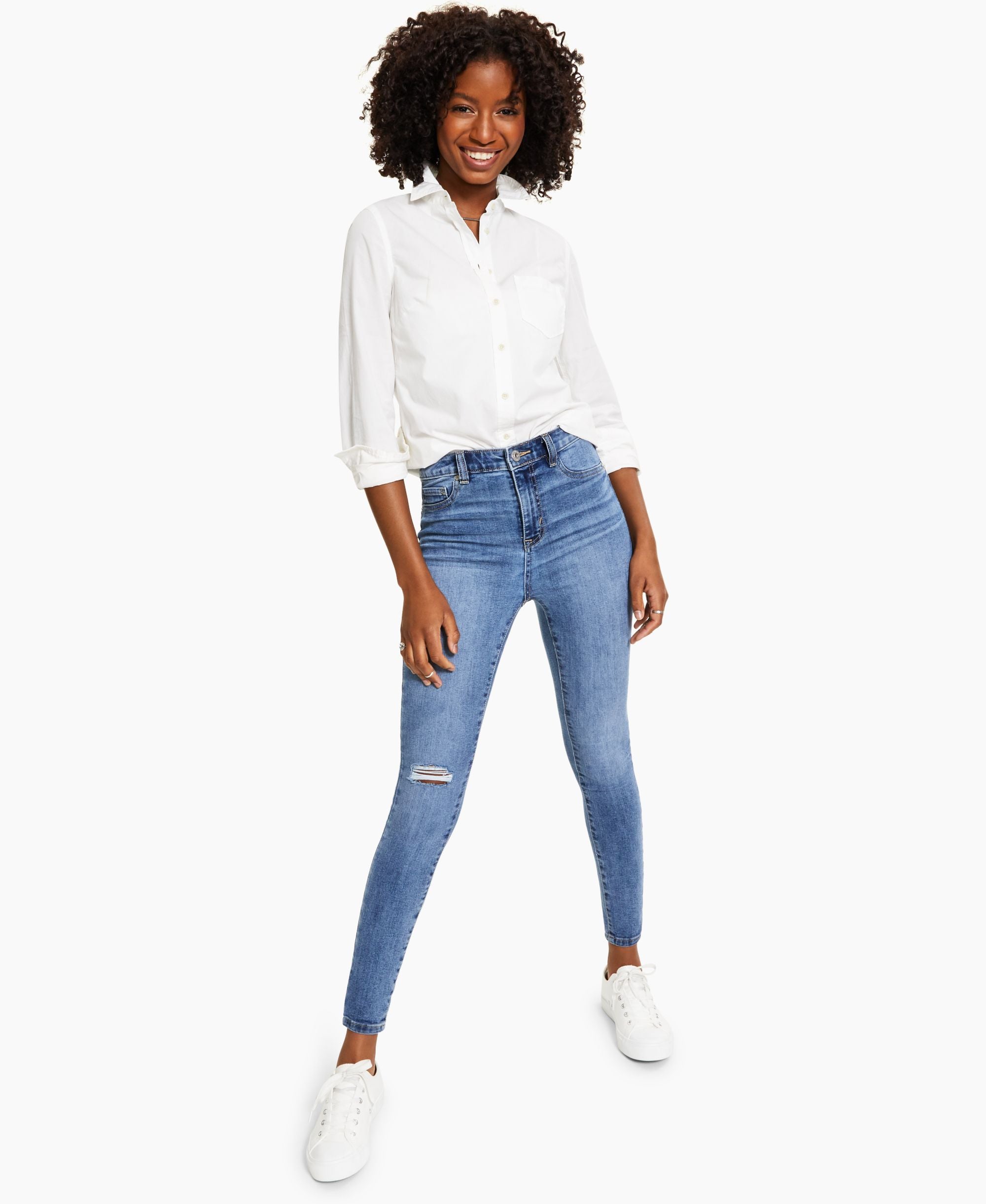 Super-Stretch High-Rise Jeggings